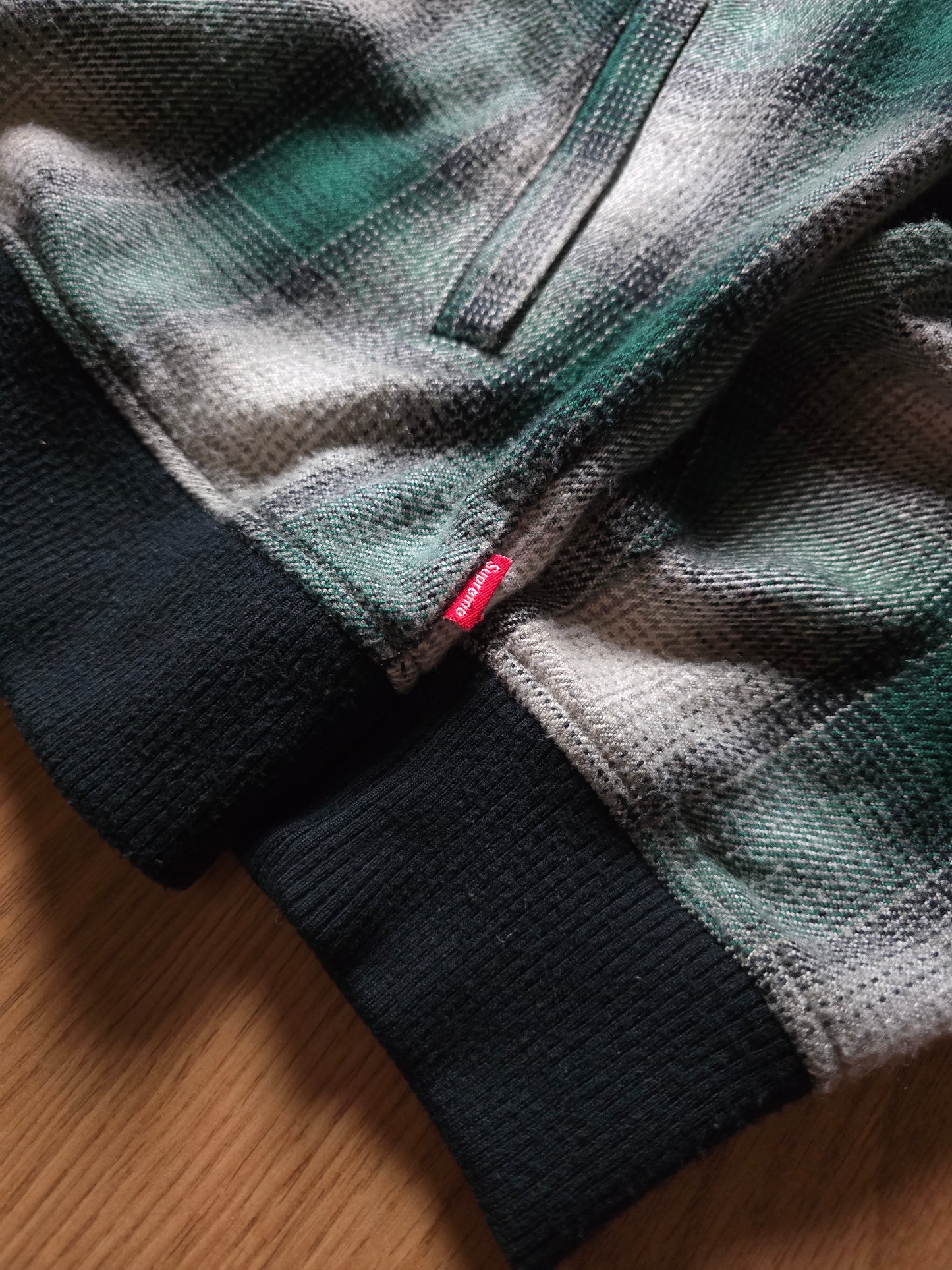 Supreme Shadow Plaid Bomber Jacket (M)