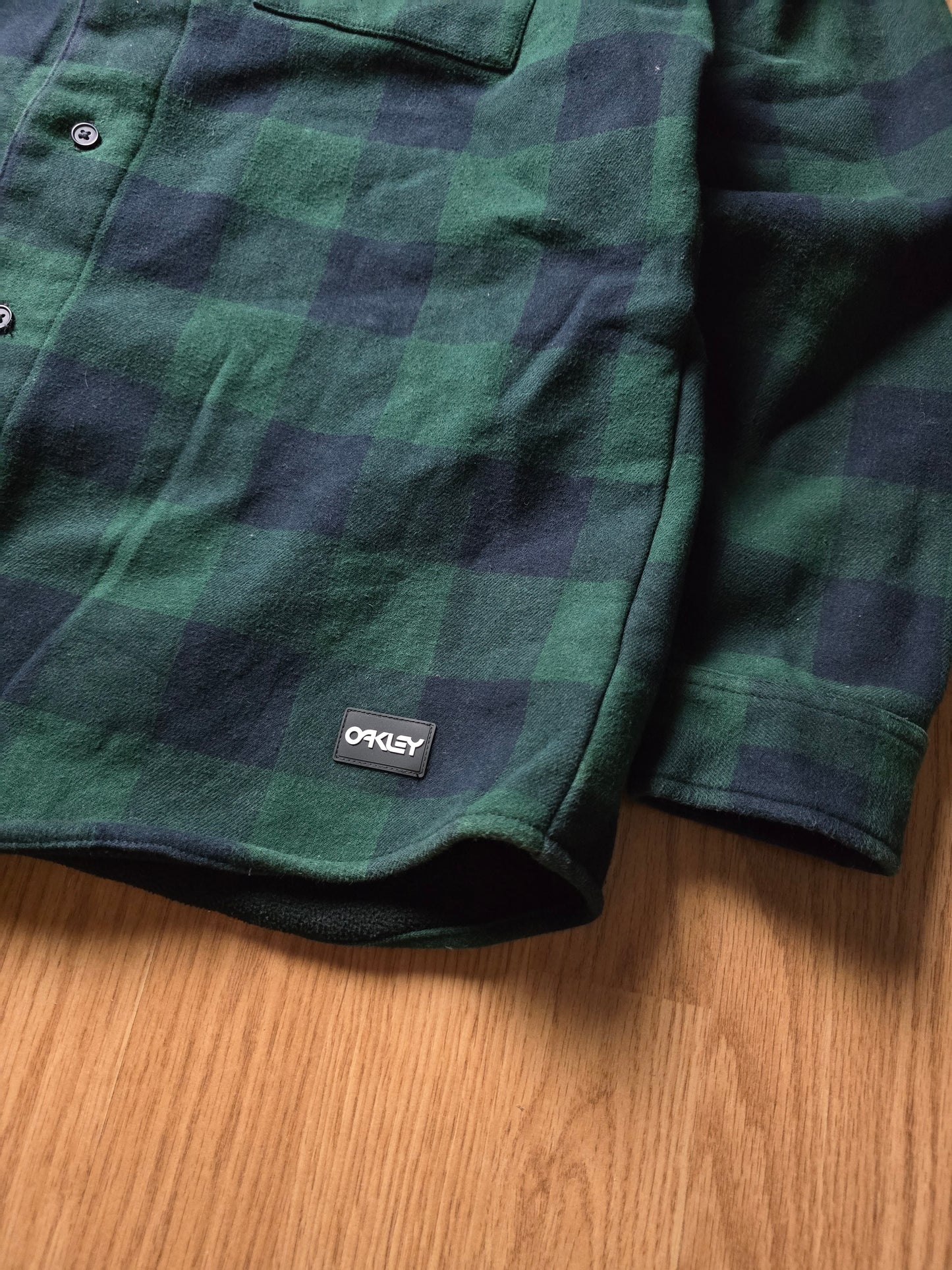 Oakley Fleece Lined Check Overshirt (L)