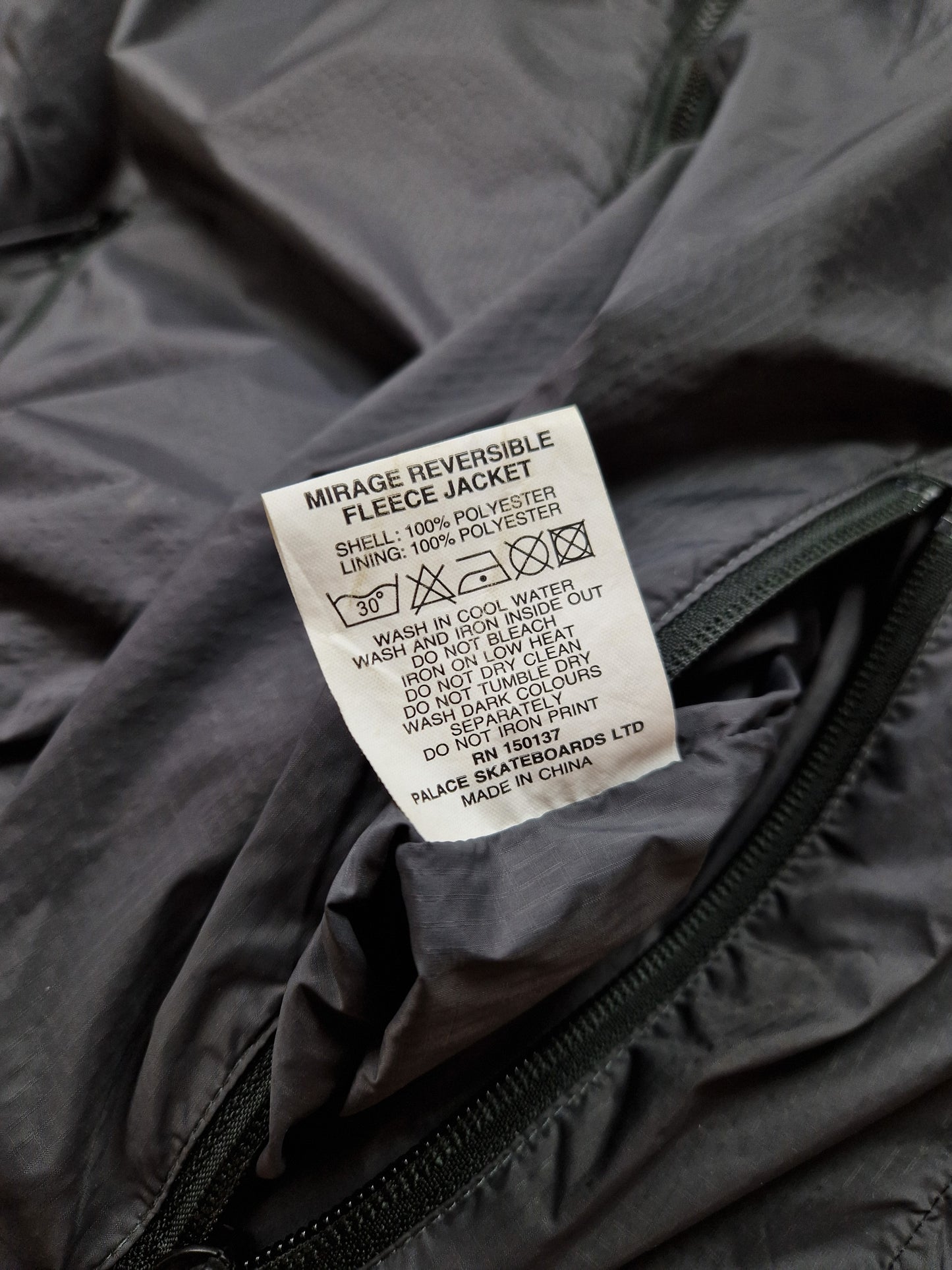 Palace 'Mirage Reversible Fleece Jacket' (L)