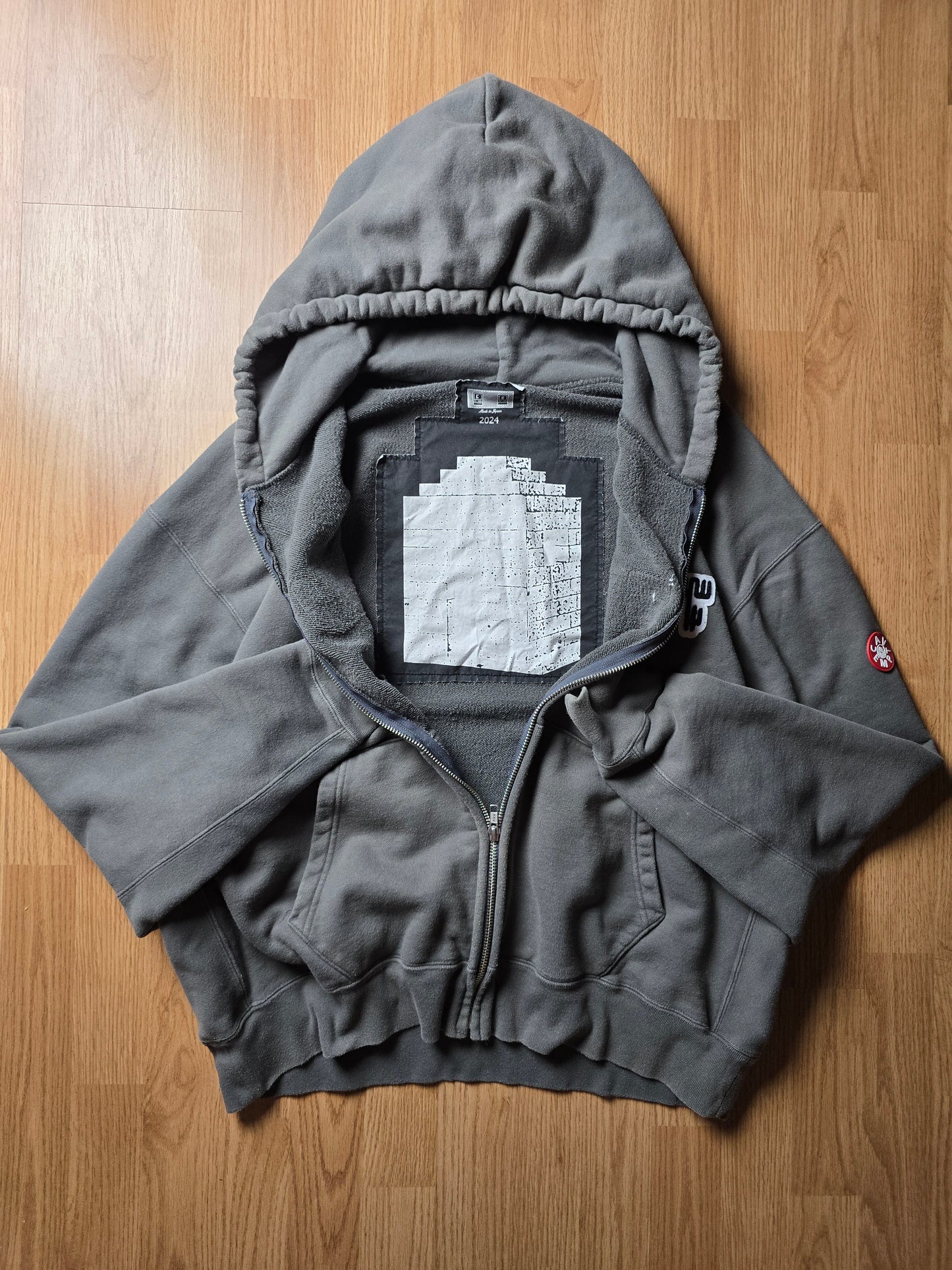 Cav Empt Embroidery Zip Hoodie (L)