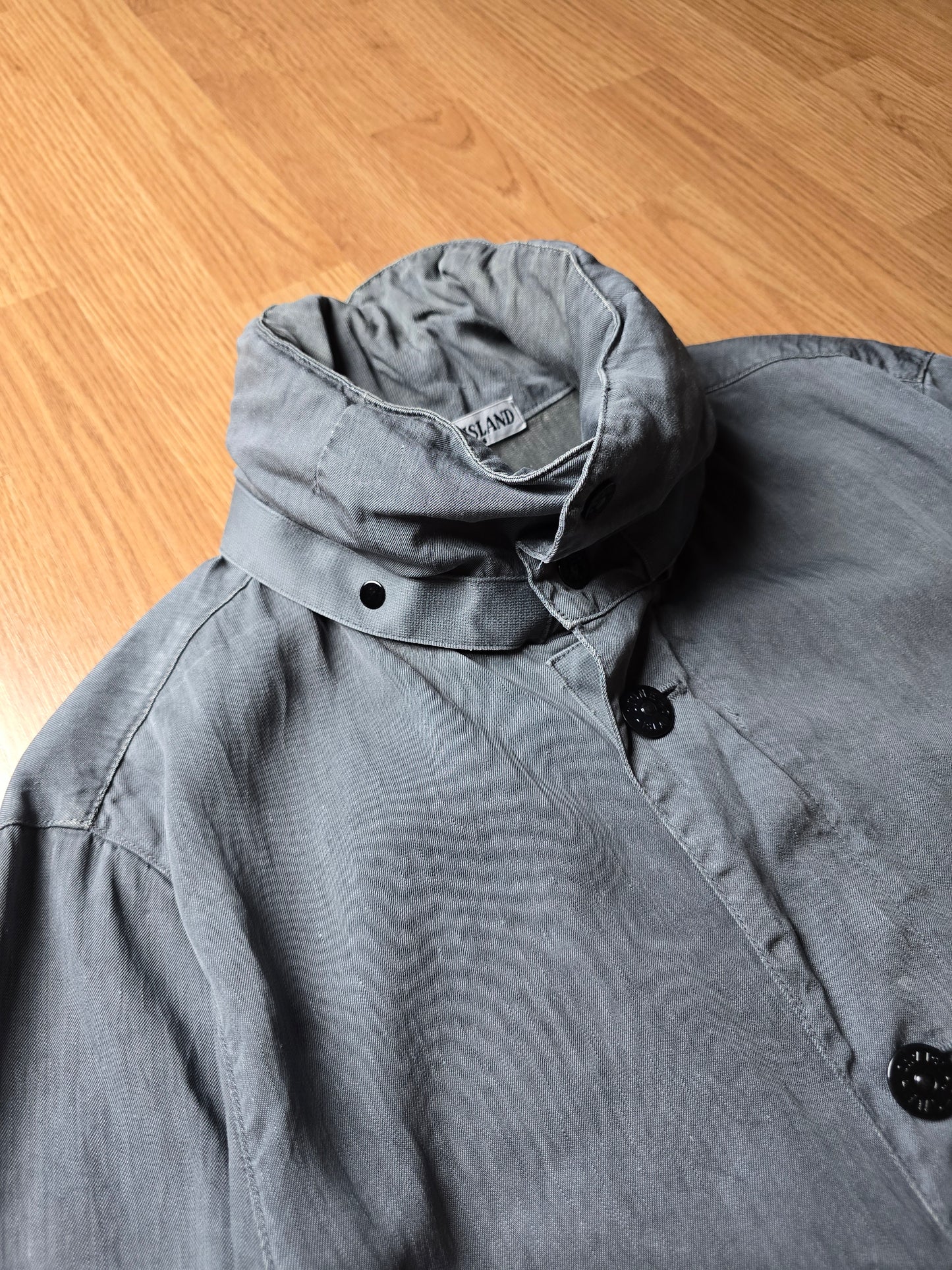 Stone Island SS11 Garment Dyed Lino Mix Park Jacket (M)