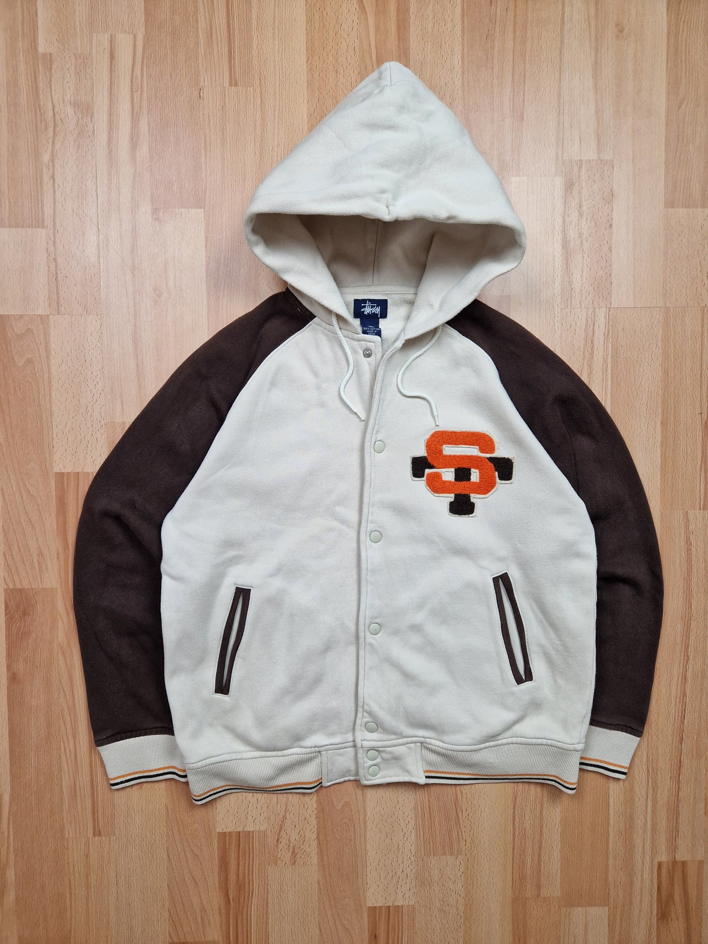Vintage Stussy Varsity Hoodie (M)