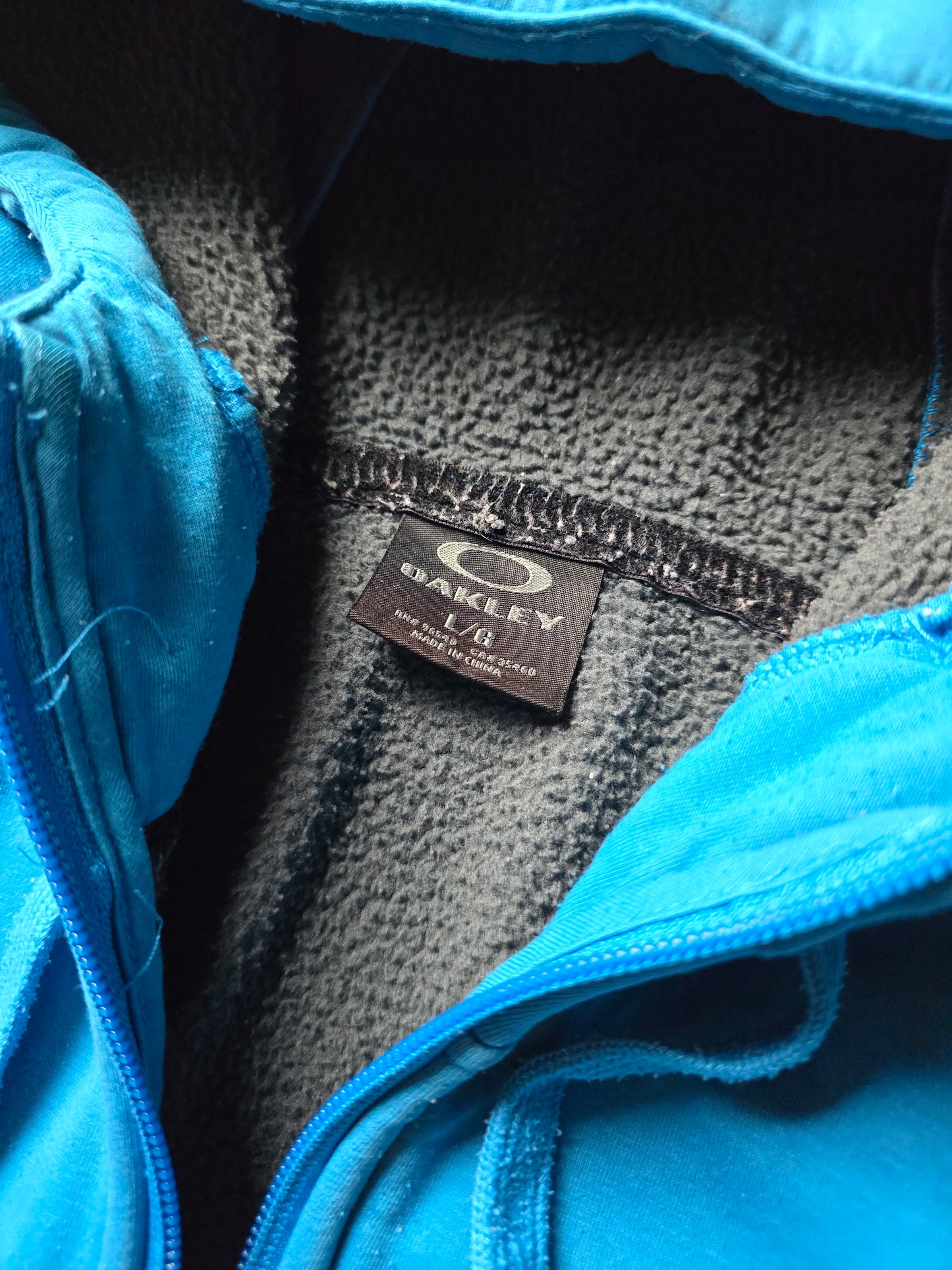 Oakley Fleece Lined Zip Up Hoodie (L)