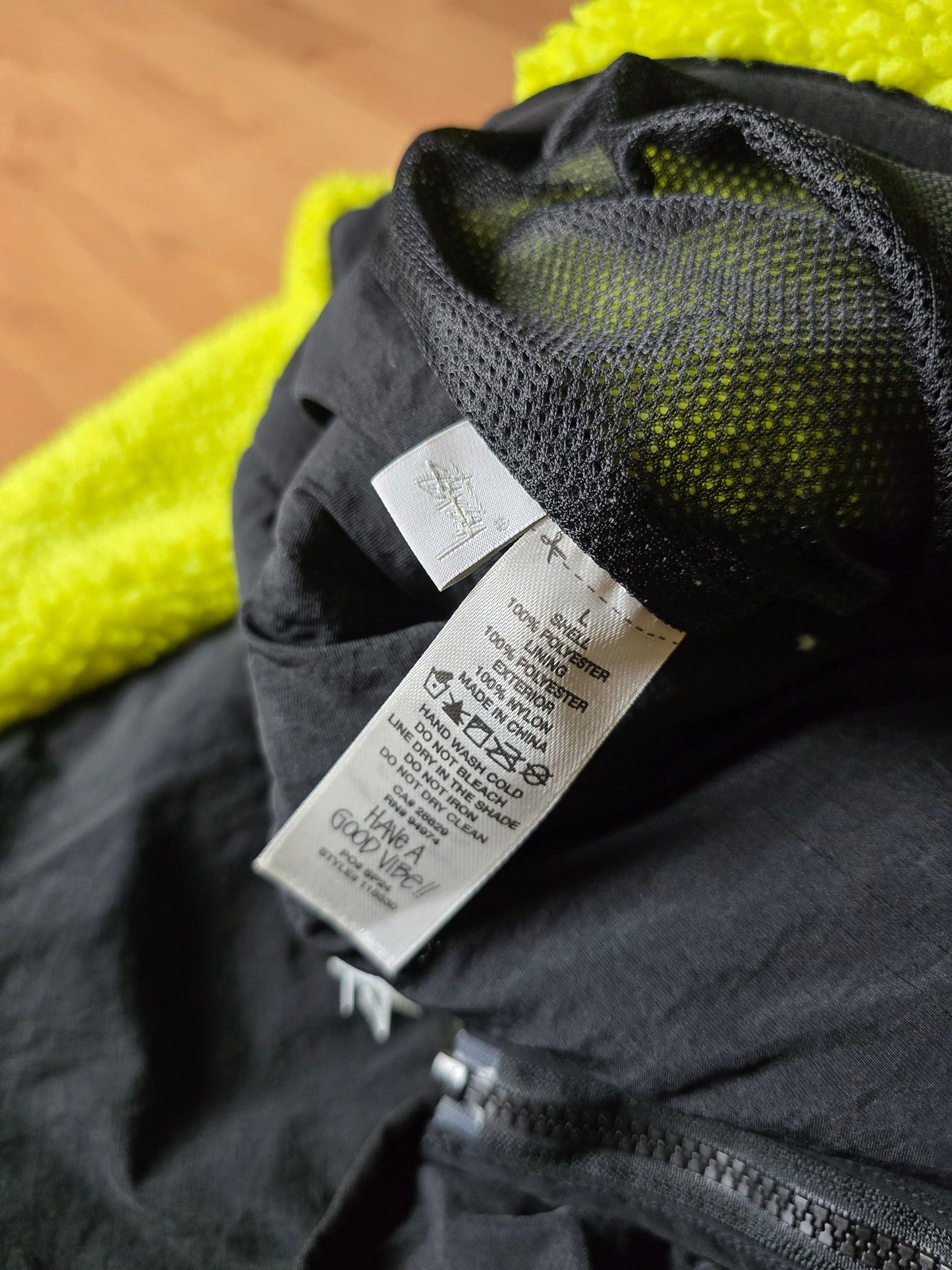 Stussy Sherpa Panelled Hooded Jacket (L)
