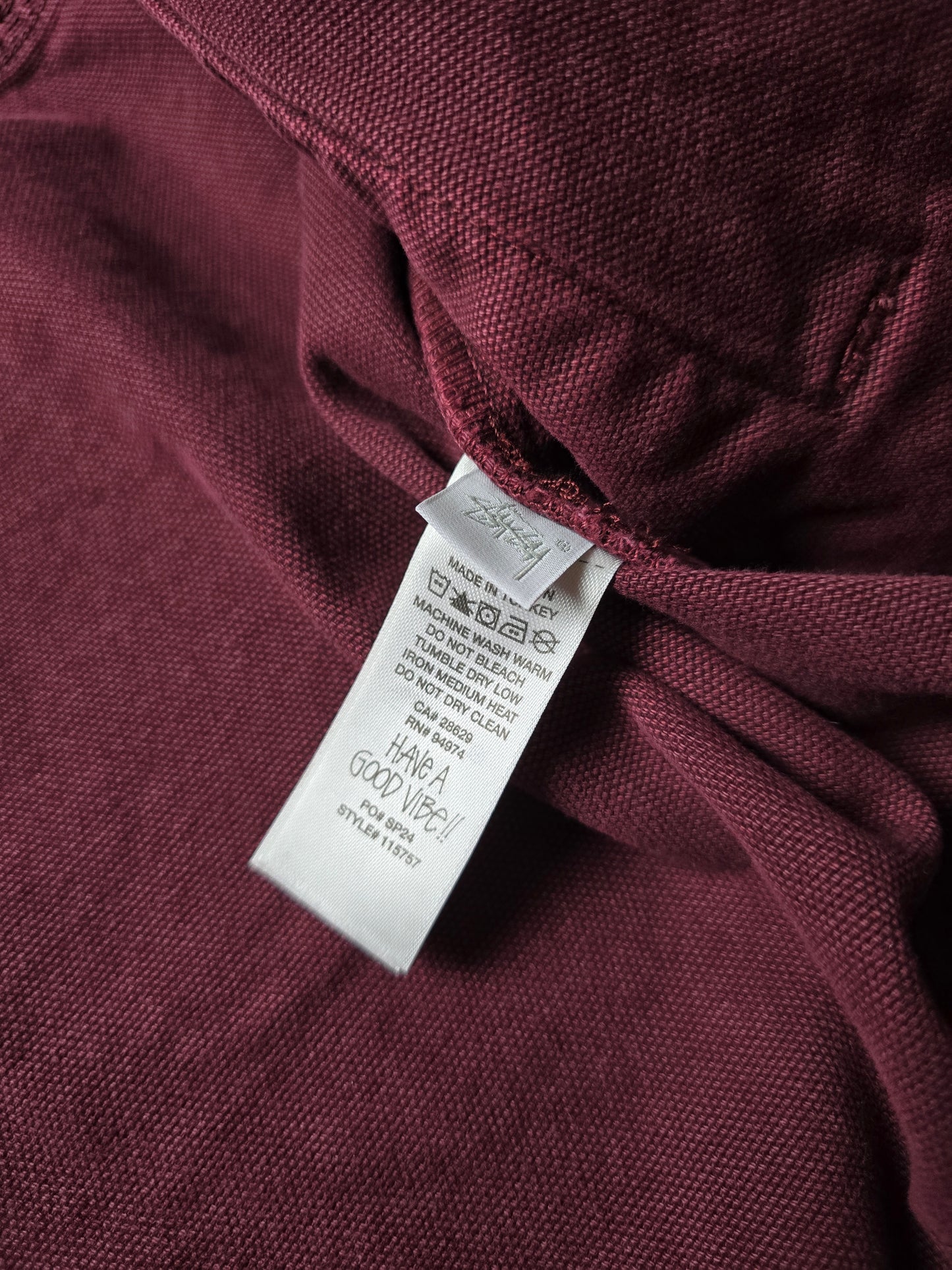 Stussy Unlined Canvas Work Jacket (M)