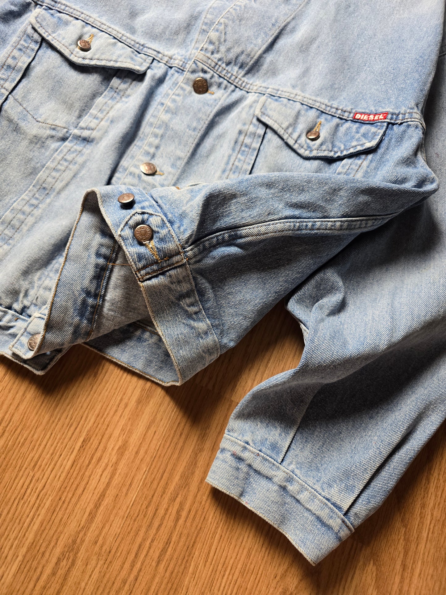 Vintage 80s Diesel Denim Trucker Jacket (L)
