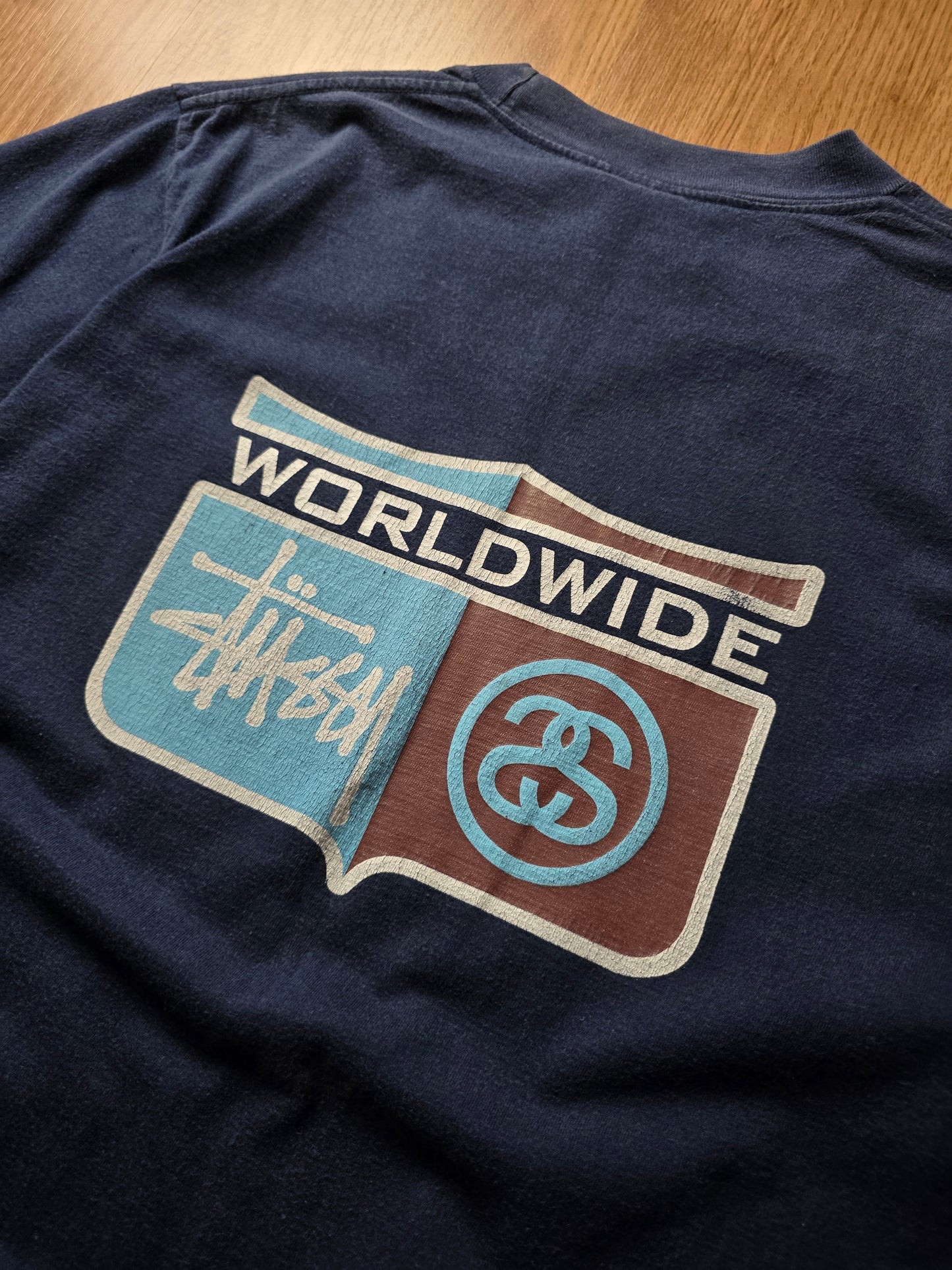 Vintage 90s Stussy Worldwide Single Stitch T-shirt (M)