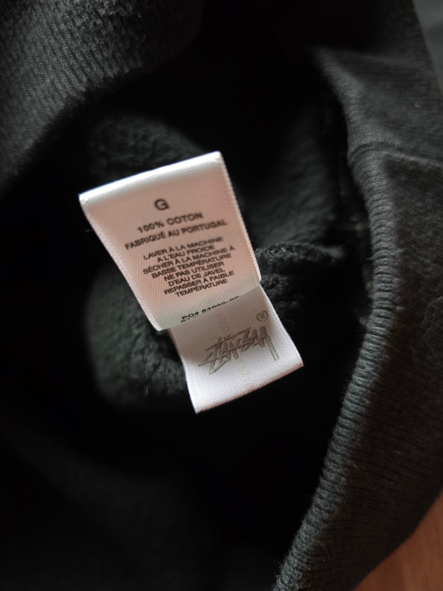 Stussy Contrast Stitch Label Hoodie (L)
