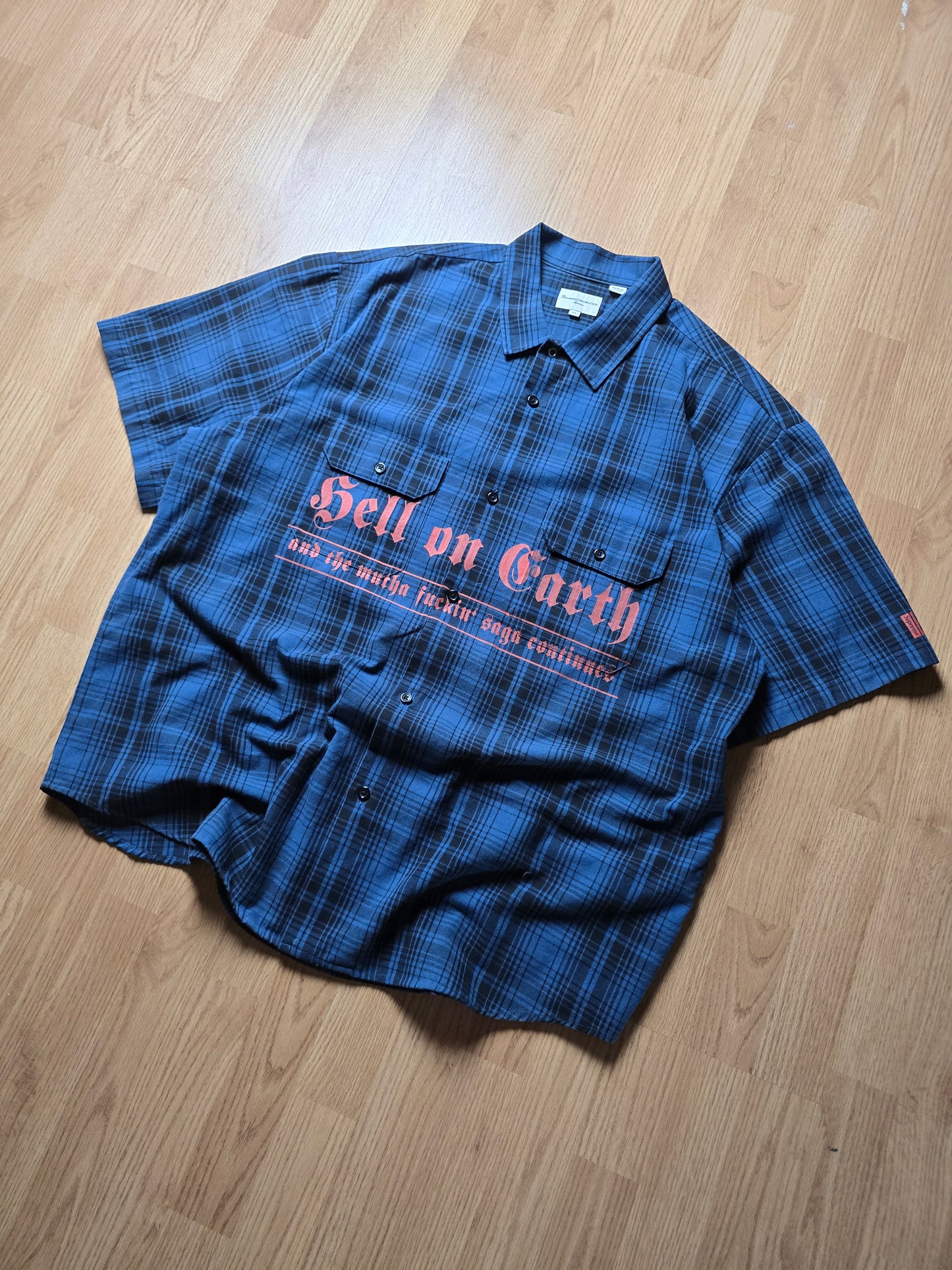 Supreme x Bernadette Corporation S/S Plaid Work Shirt (XL)