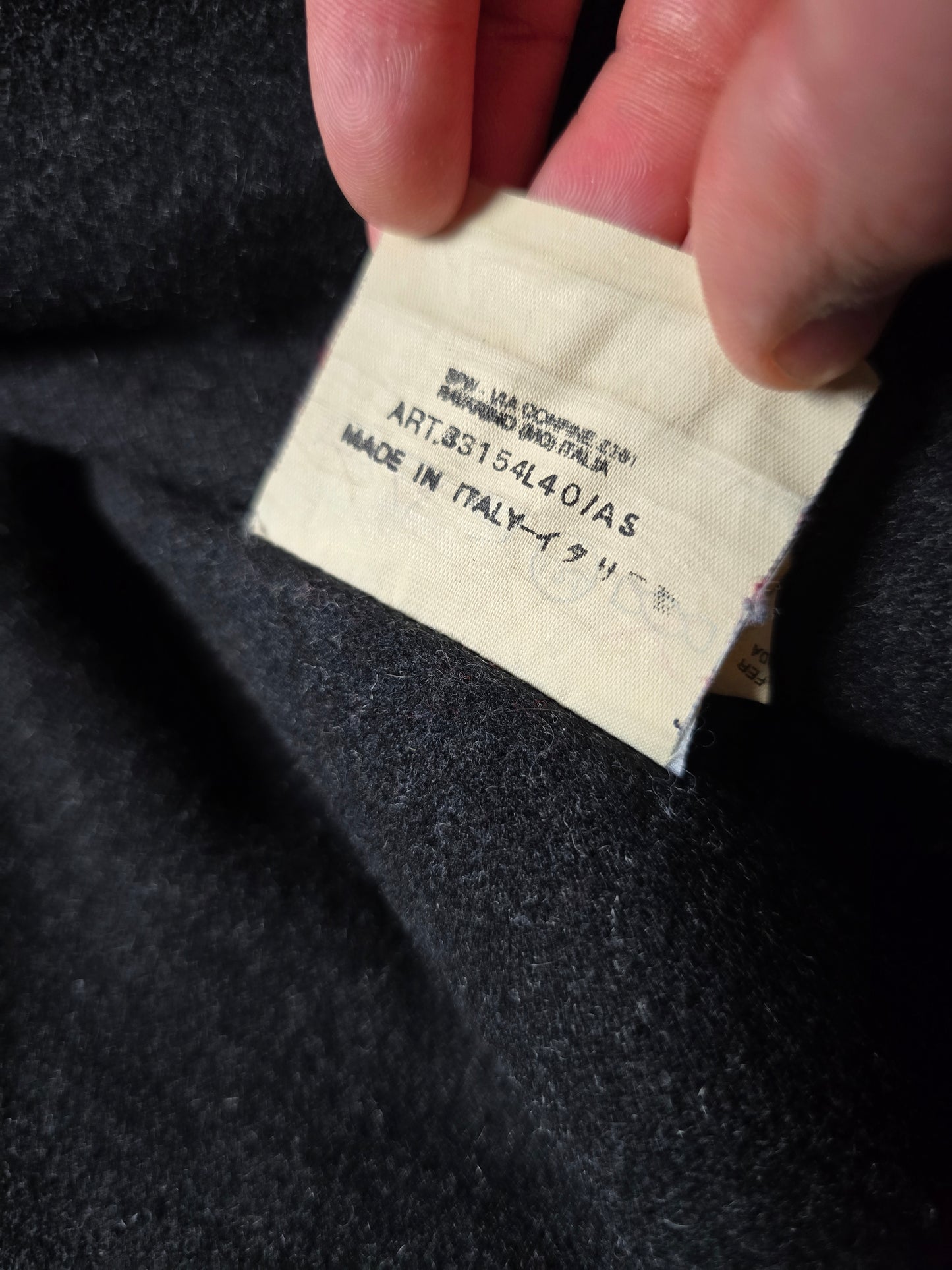 RARE STONE ISLAND AW00 MELANGE WOOL DECK JACKET (L)