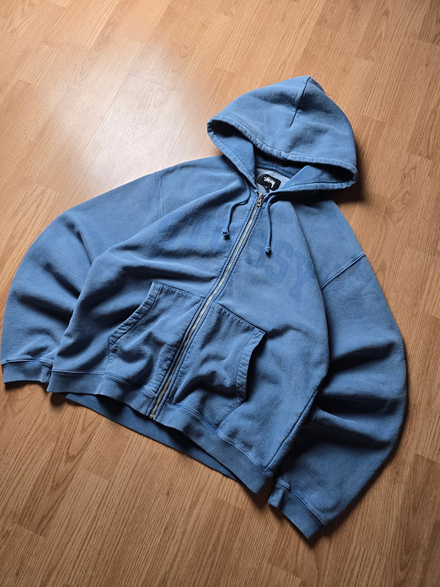 Stussy Faded Graphic Zip Hoodie (M)