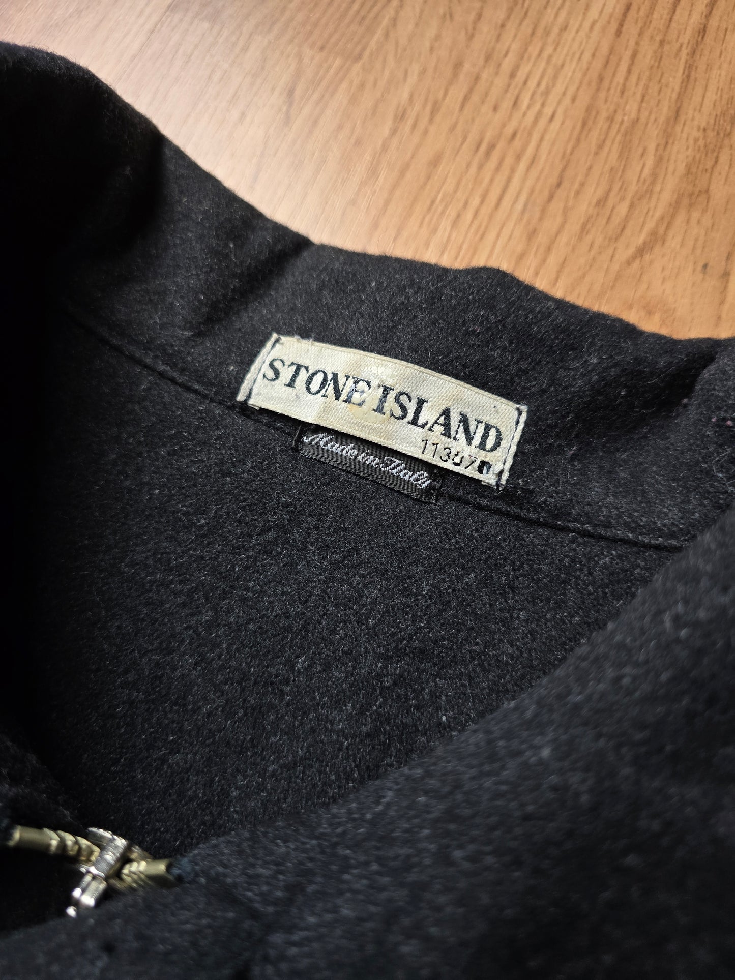RARE STONE ISLAND AW00 MELANGE WOOL DECK JACKET (L)