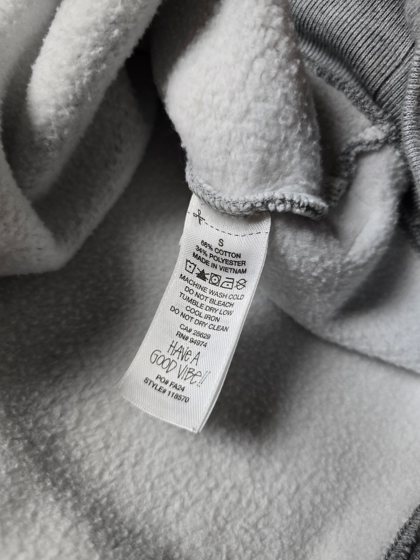 Stussy Raglan Fleece Crewneck Sweatshirt (S)