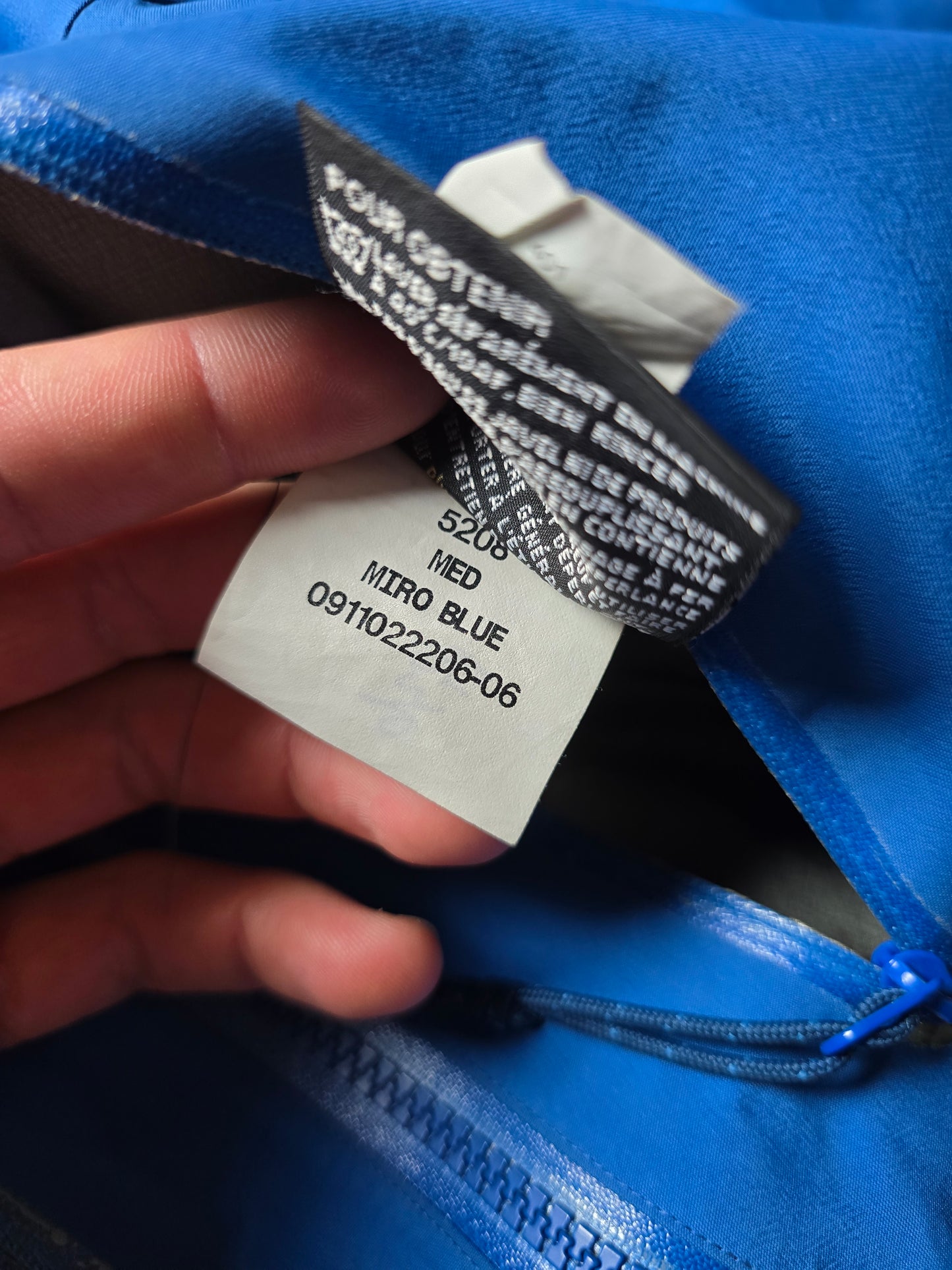 RARE Arc'teryx Vintage Alpha SV Miro Blue Gore-tex Jacket (M/L)