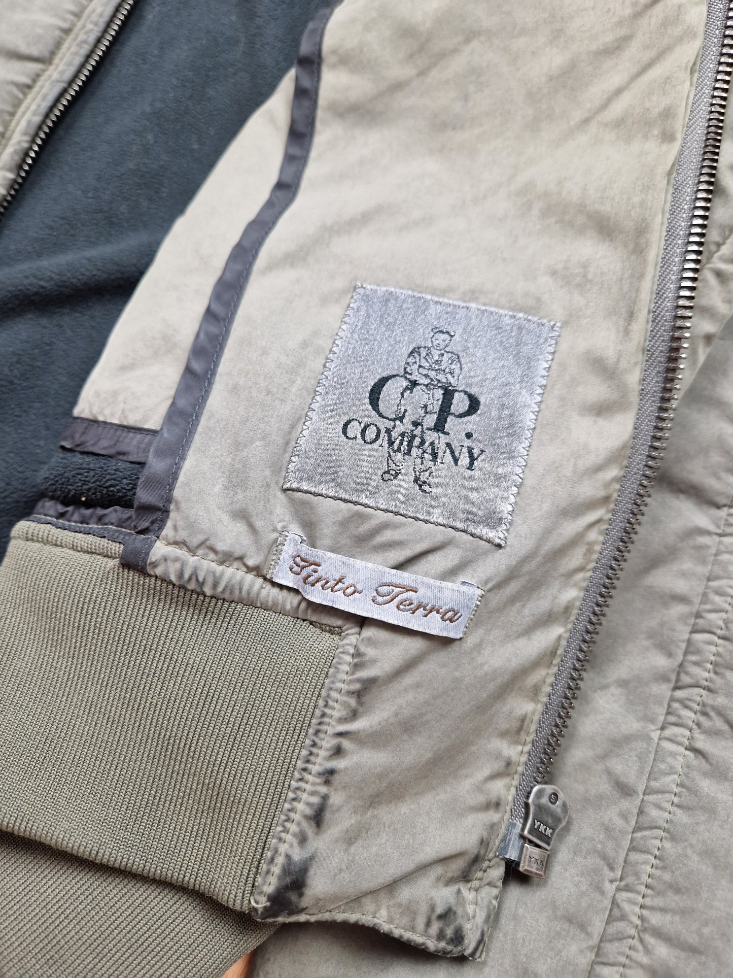 C.P. Company Tinto Terra Fleece Lined Goggle Jacket (M)