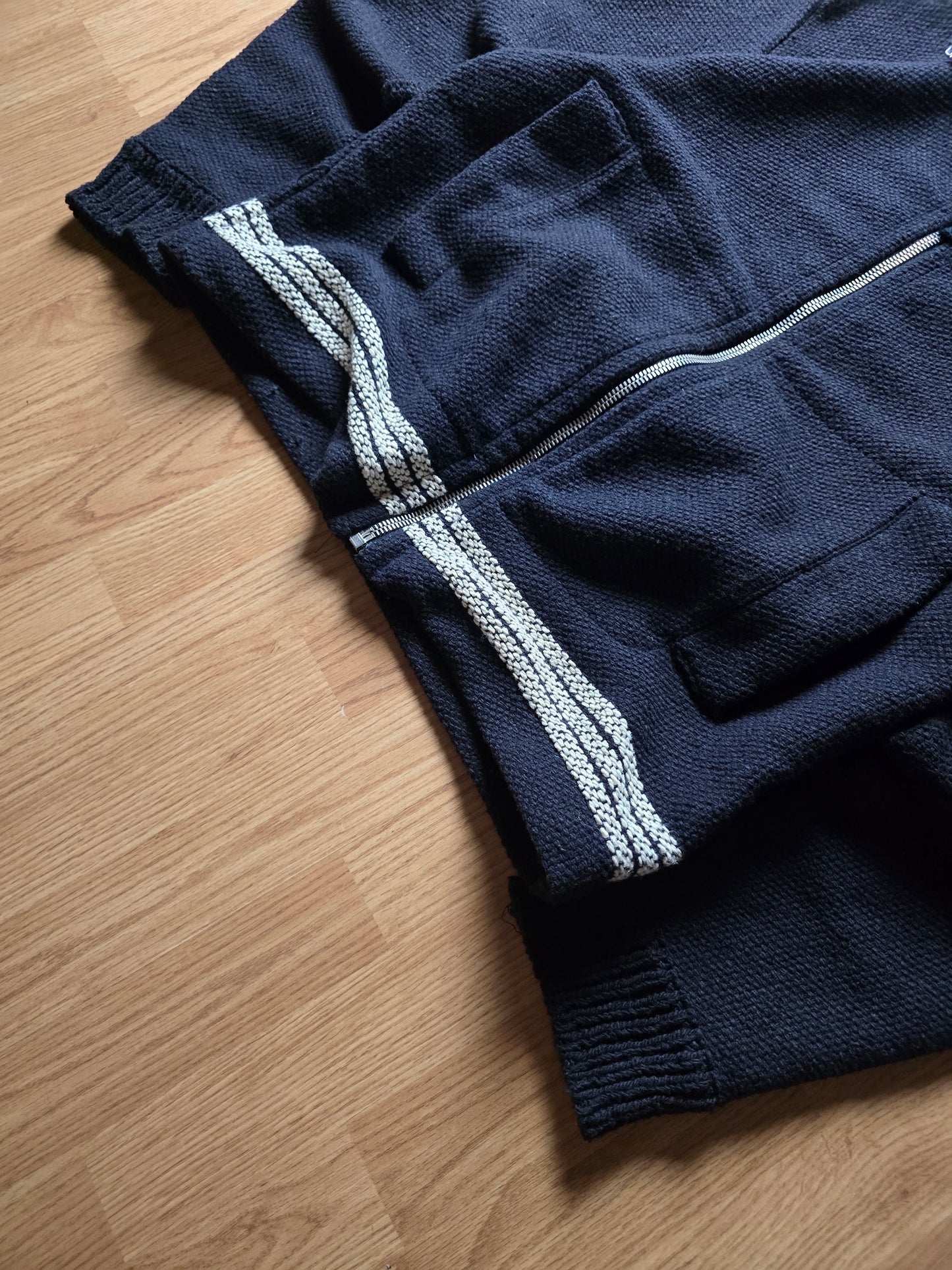 Vintage Stone Island AW01 Heavyweight Wool Zip Cardigan (L)
