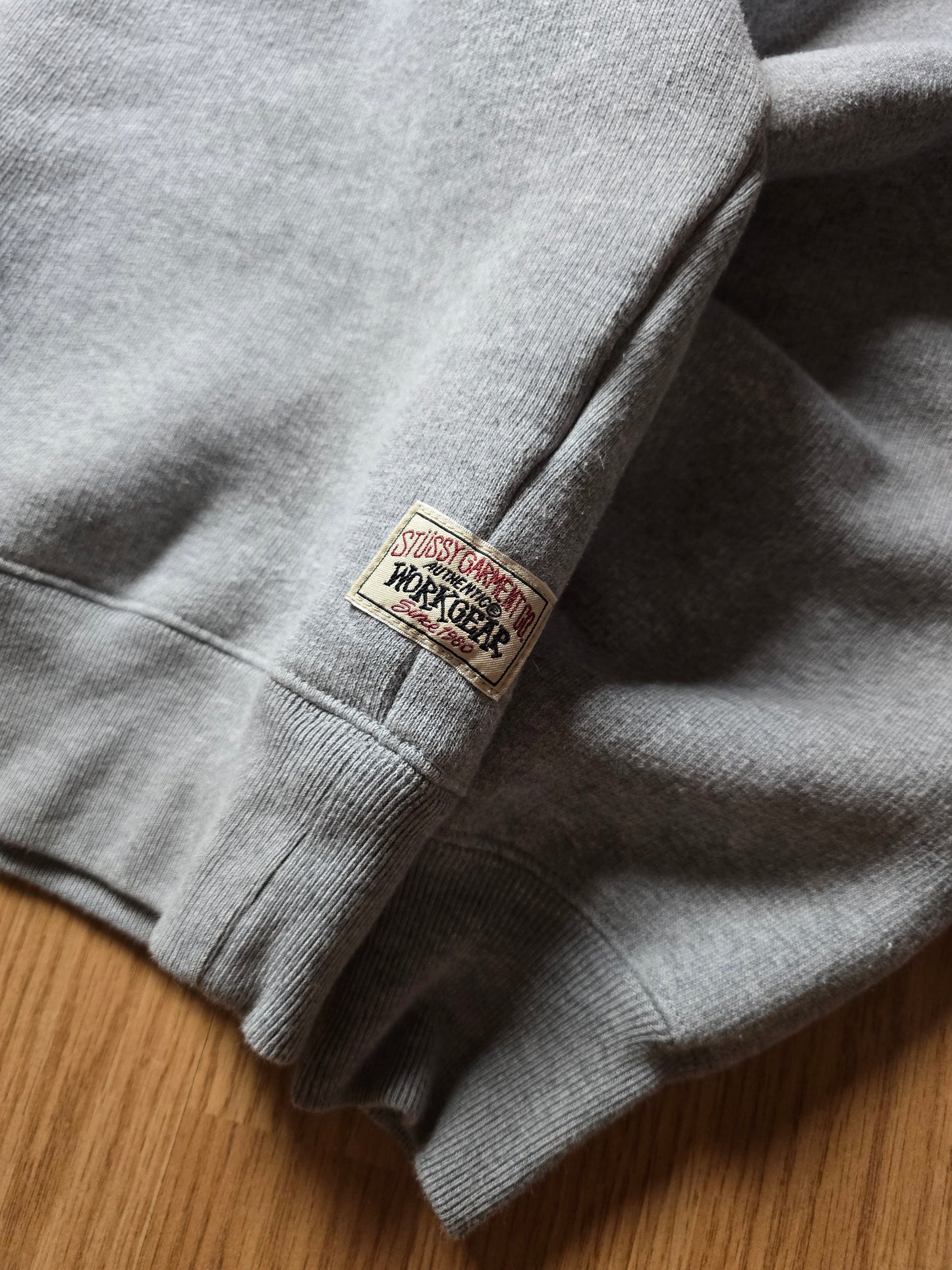 Stussy Raglan Fleece Crewneck Sweatshirt (S)
