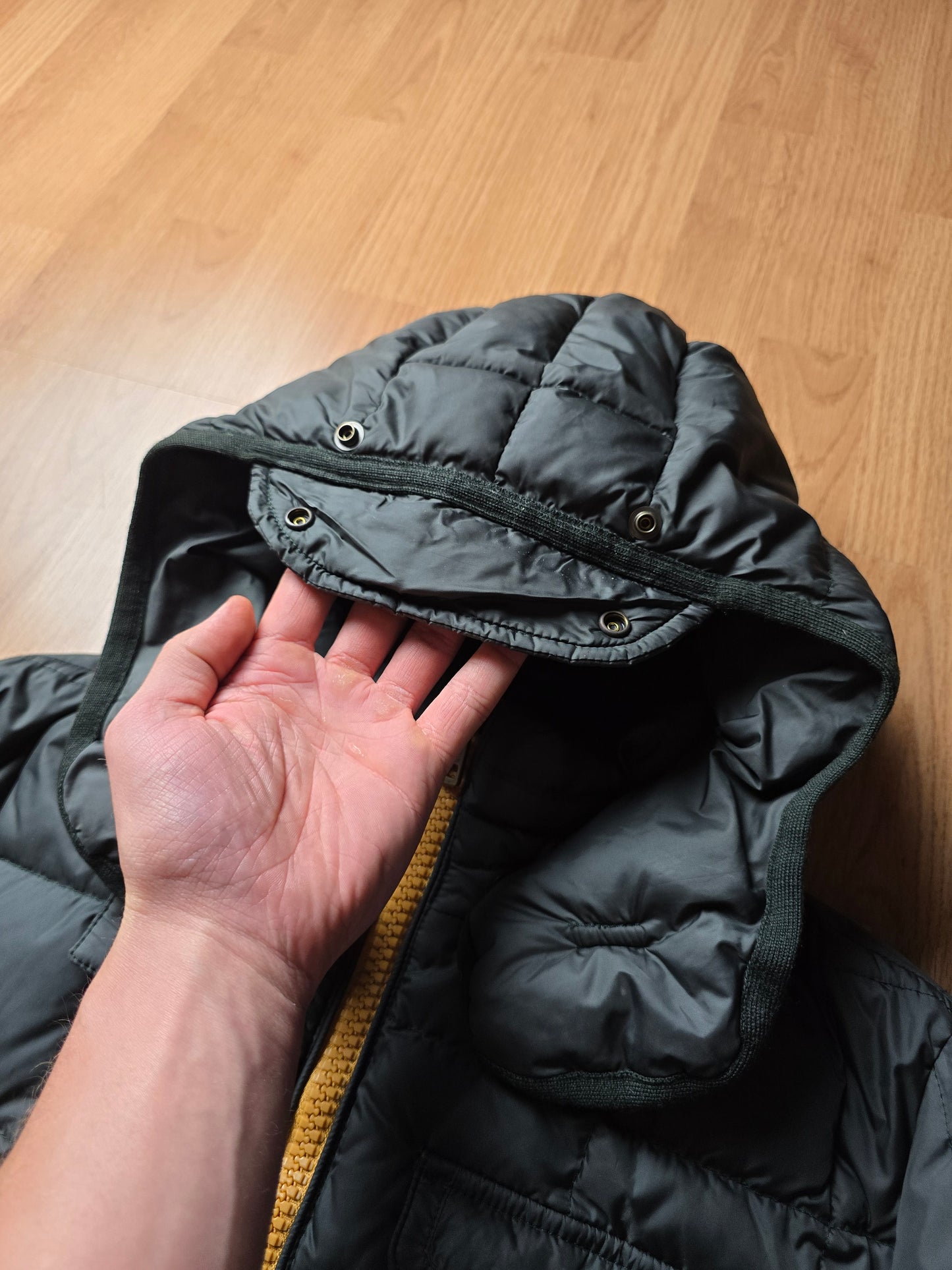 Moncler Remis Giubbotto Hooded Down Puffer Jacket (S)