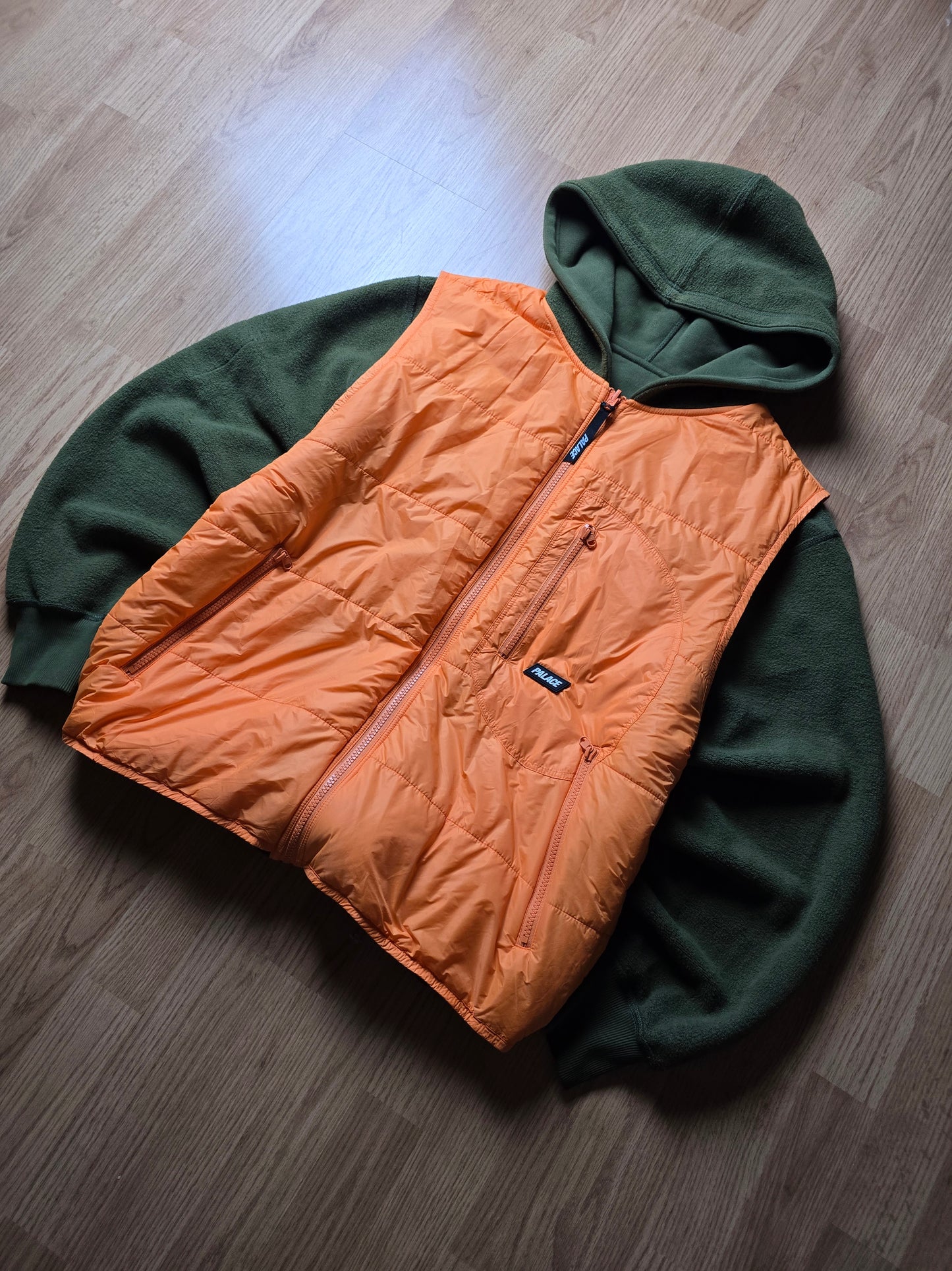 Palace Reversible Vest Hood Jacket (L)