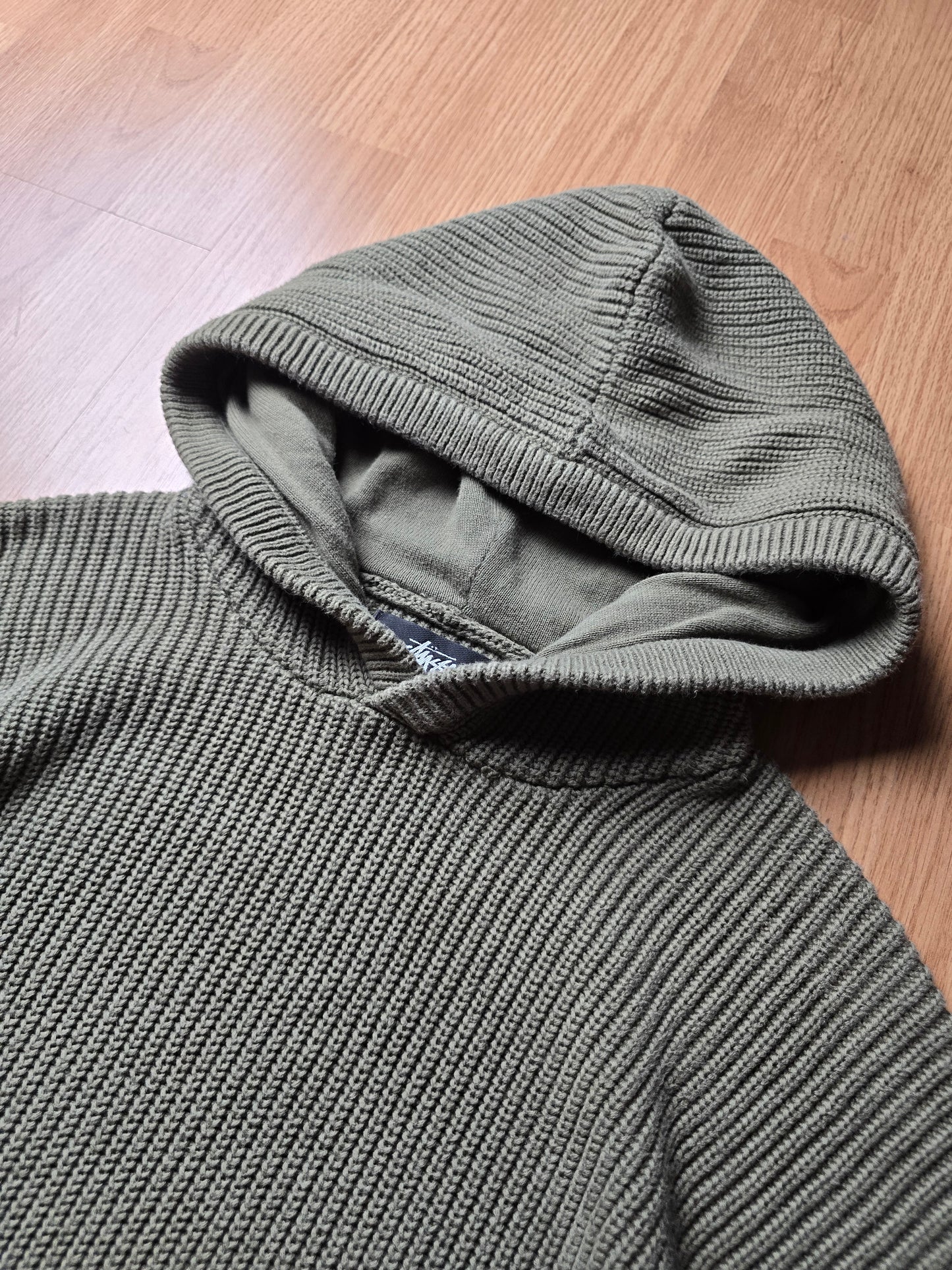Stussy Heavyweight Cotton Knit Hoodie (M)