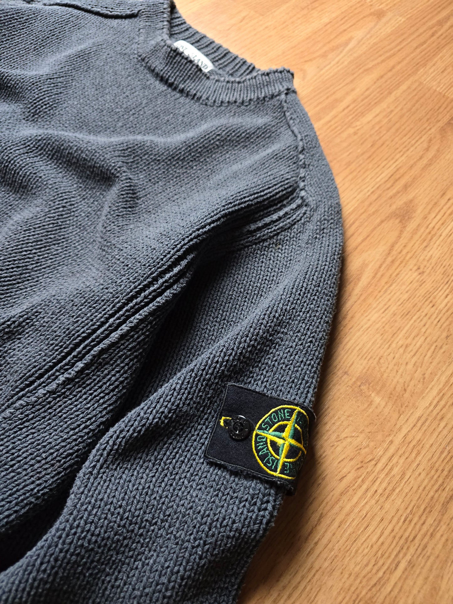 Vintage Stone Island AW01 Cotton Knit Sweater (XL)