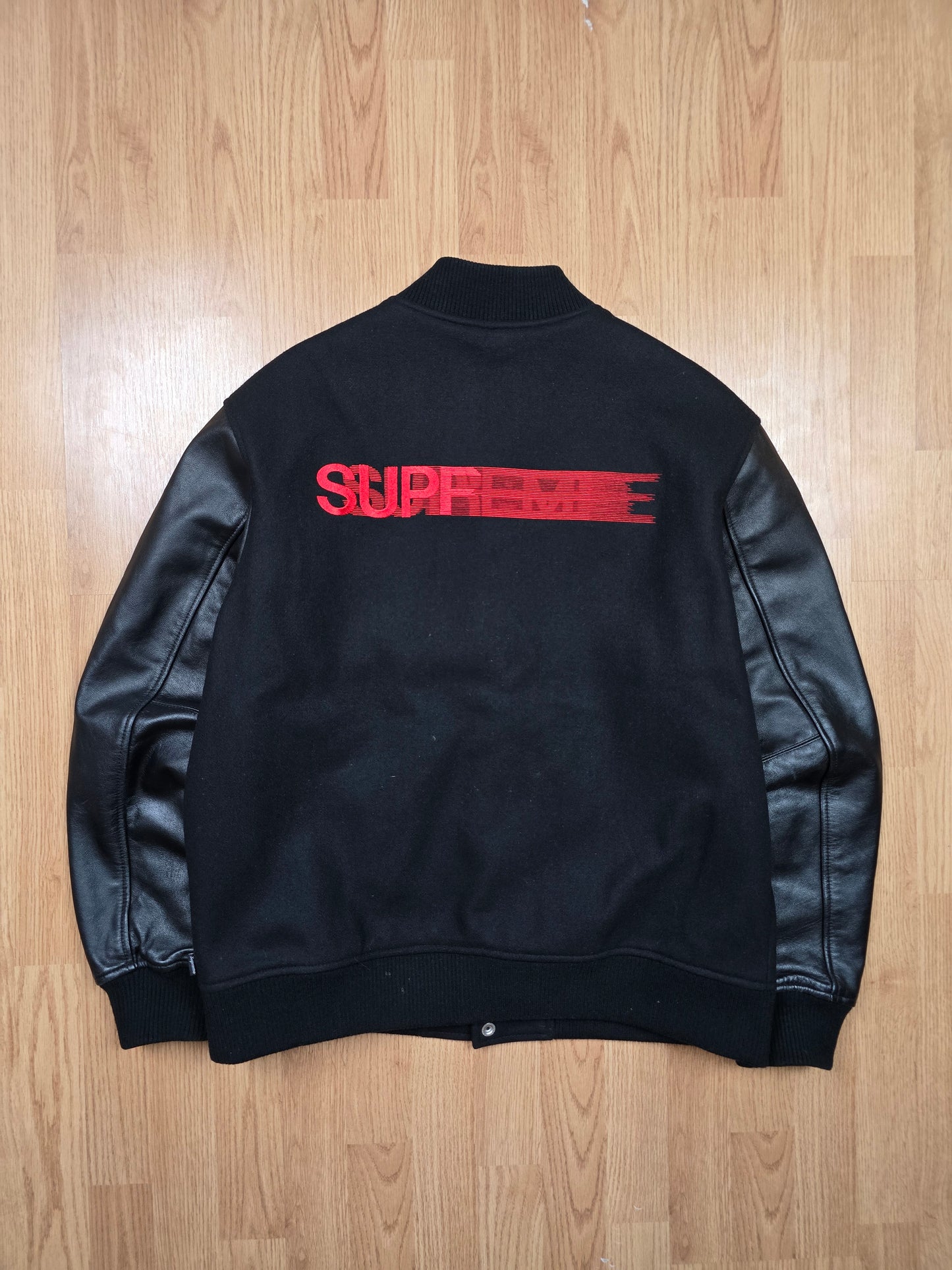 RARE Supreme 'Motion' Varsity Jacket (L)