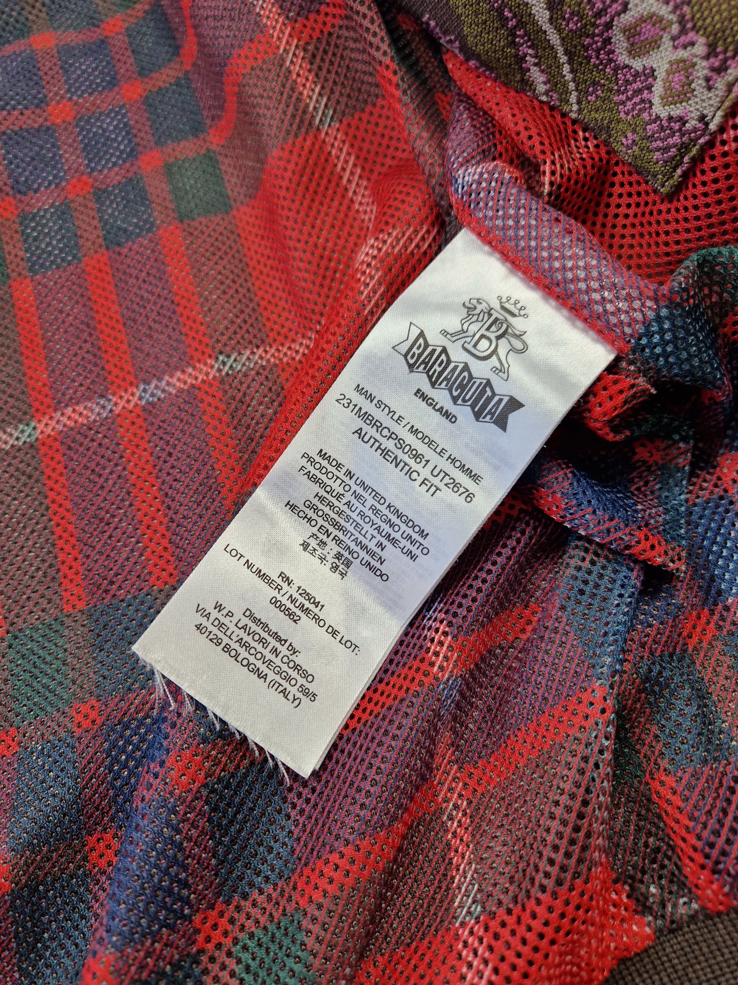 Needles x Baracuta G9 Jaquard Harrington Jacket (L/XL)