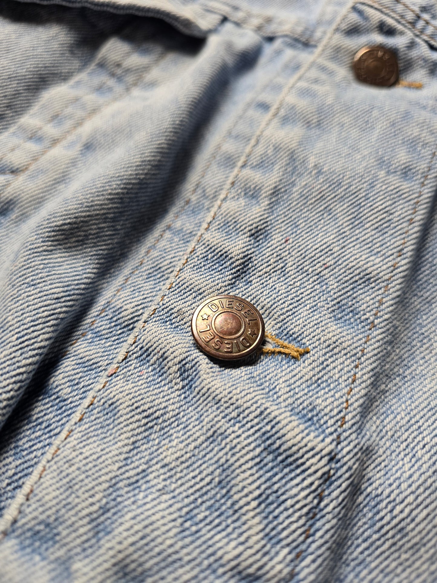Vintage 80s Diesel Denim Trucker Jacket (L)