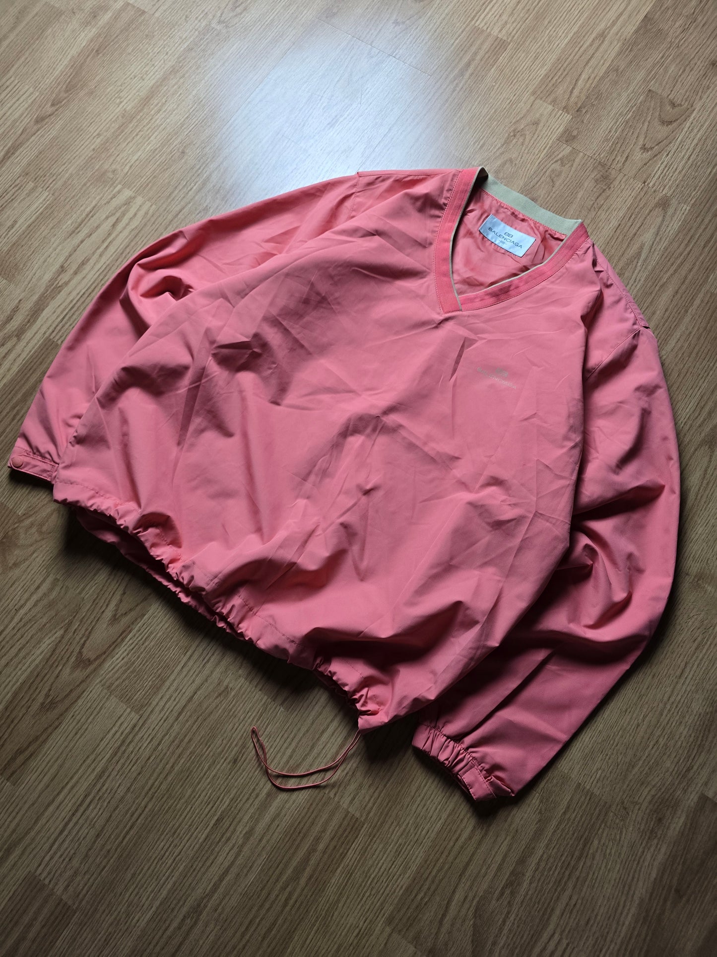 W/ 00s Balenciaga V Neck Nylon Pullover (M)