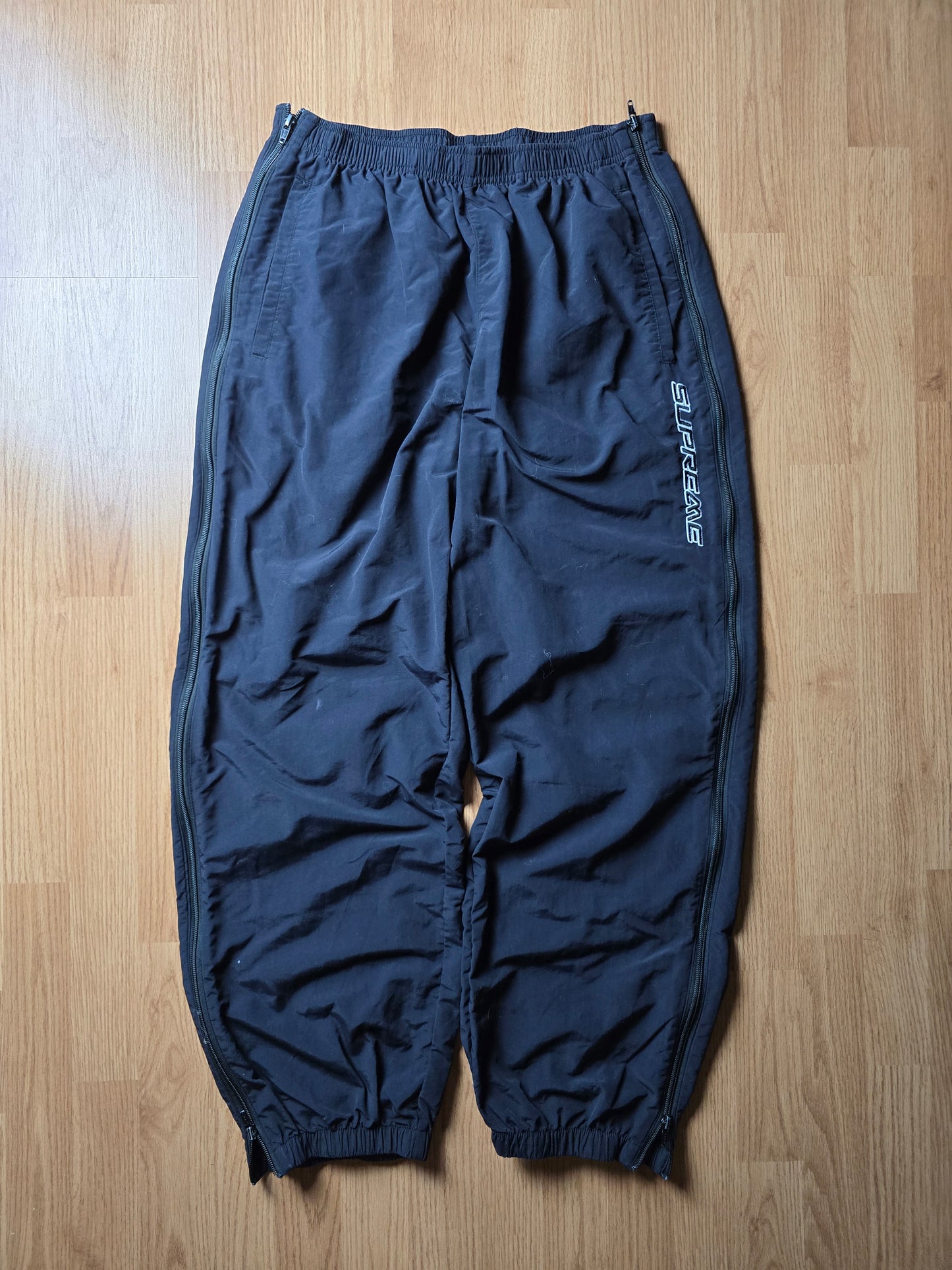 Supreme Full Zip Baggy Warm Up Track Pants (L)