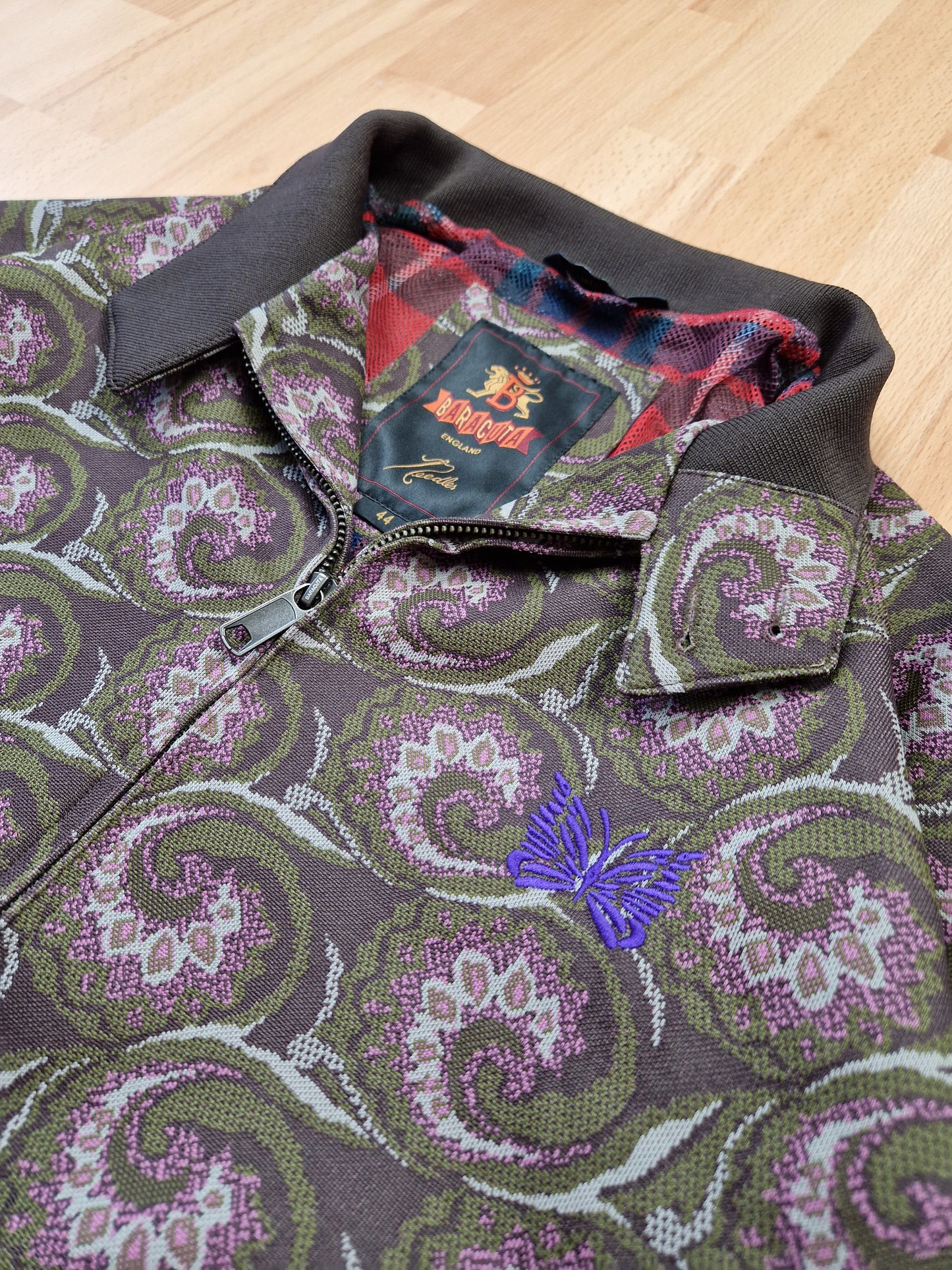 Needles x Baracuta G9 Jaquard Harrington Jacket (L/XL)