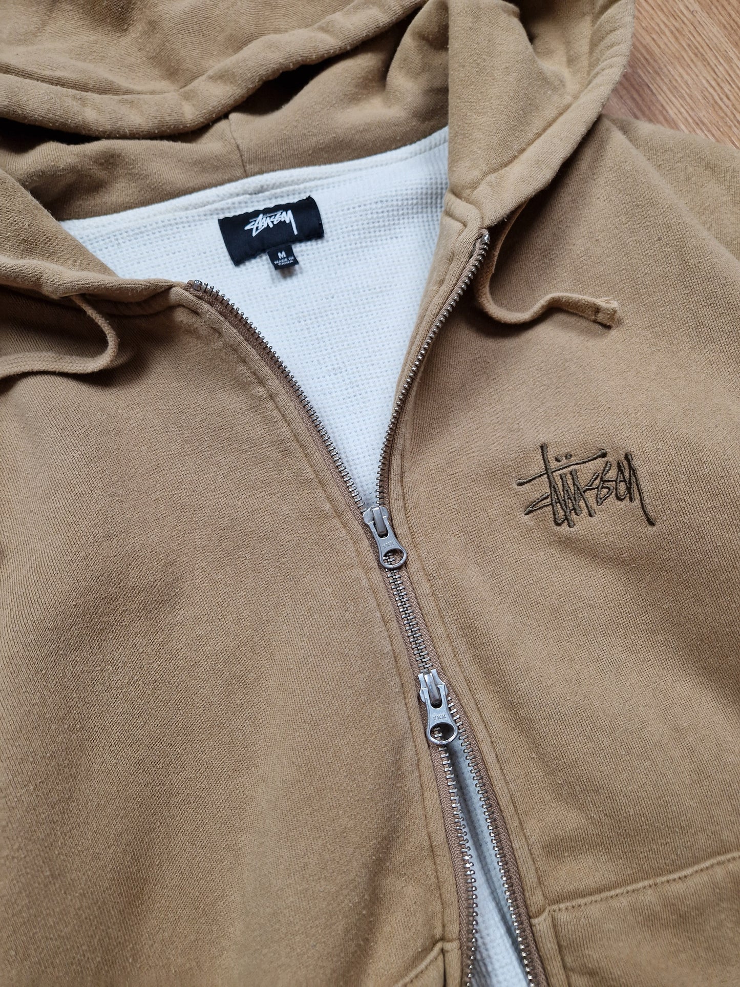 Stussy Thermal Lined Zip Hoodie (M)