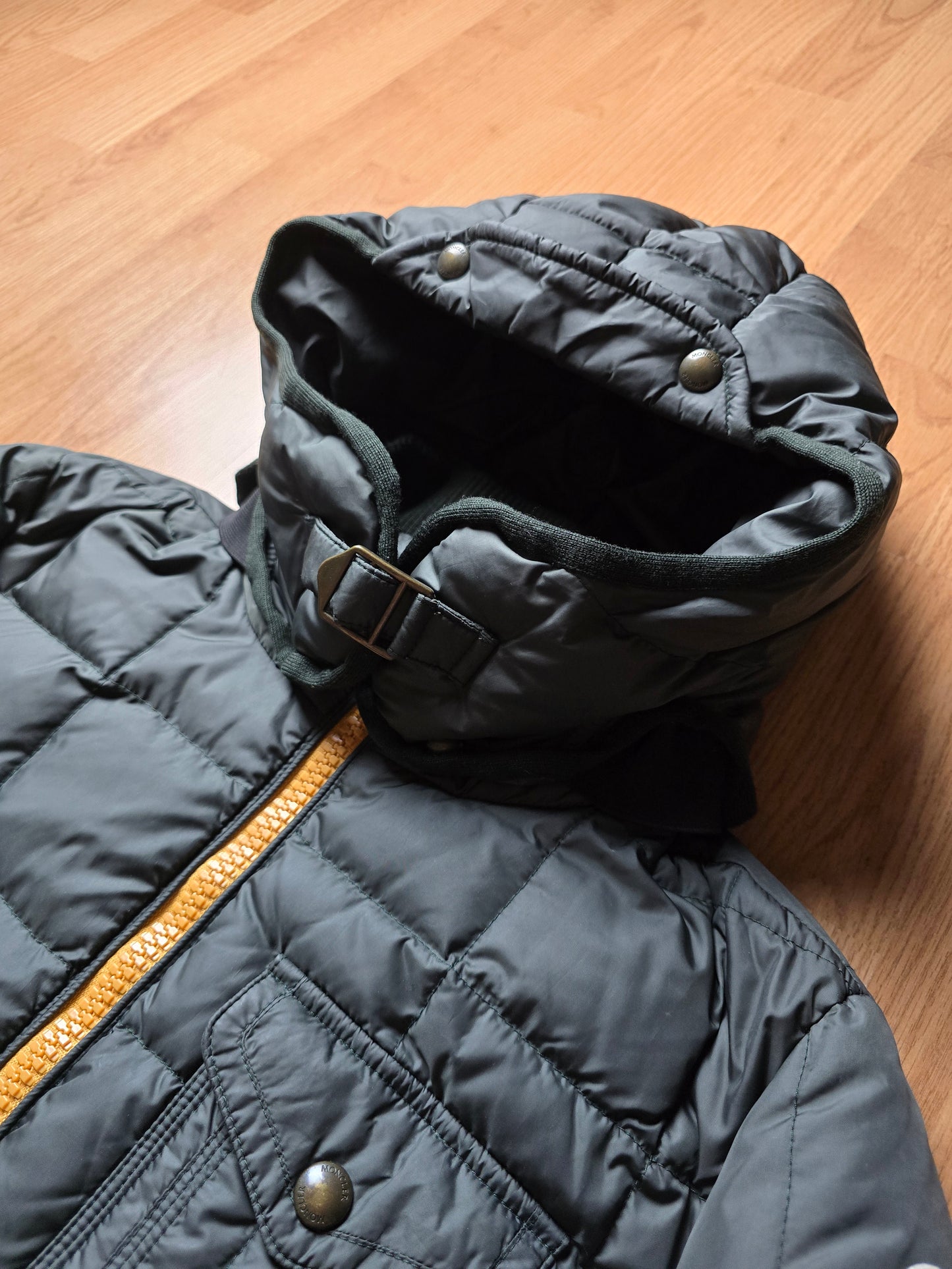 Moncler Remis Giubbotto Hooded Down Puffer Jacket (S)