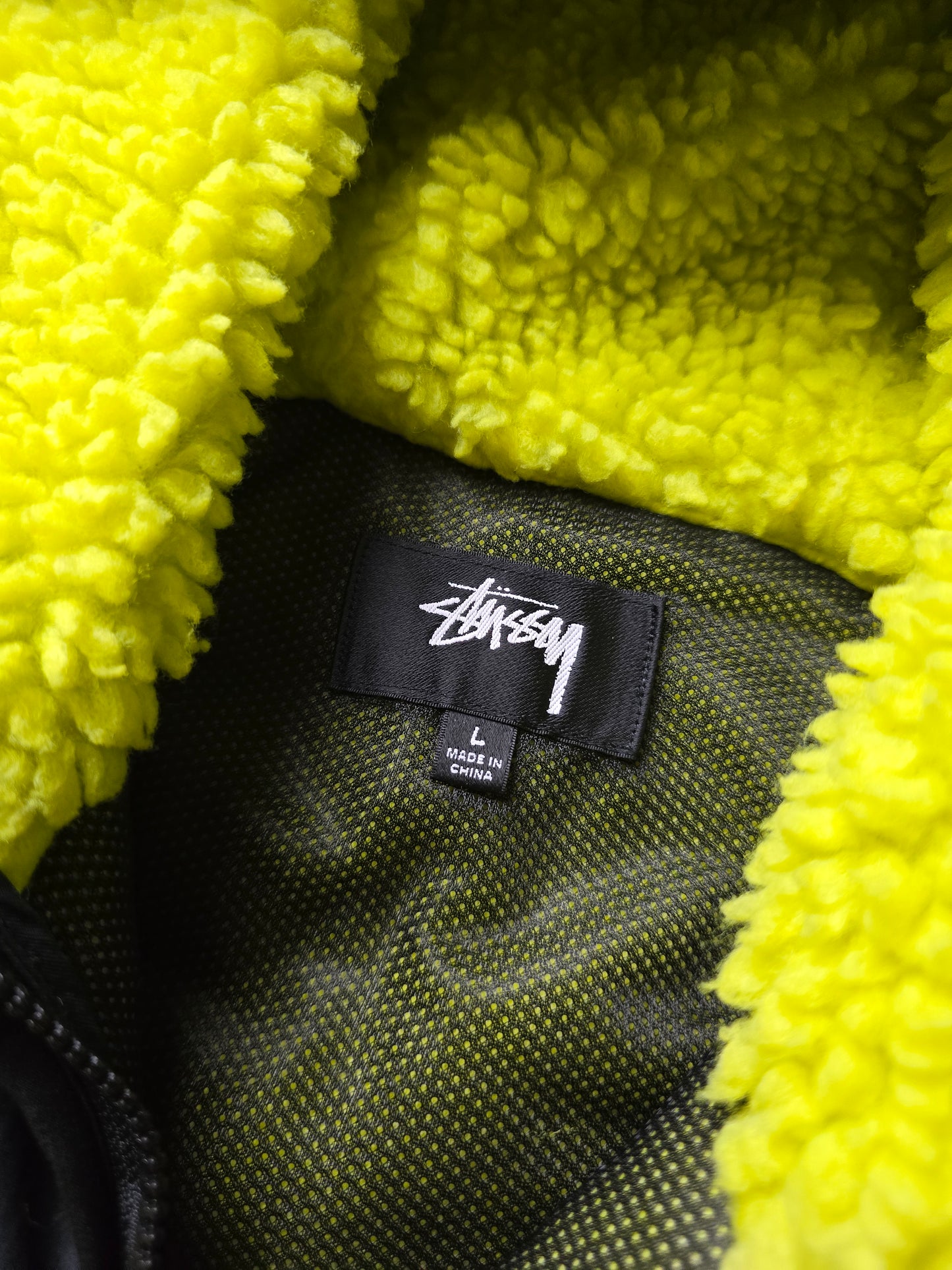 Stussy Sherpa Panelled Hooded Jacket (L)