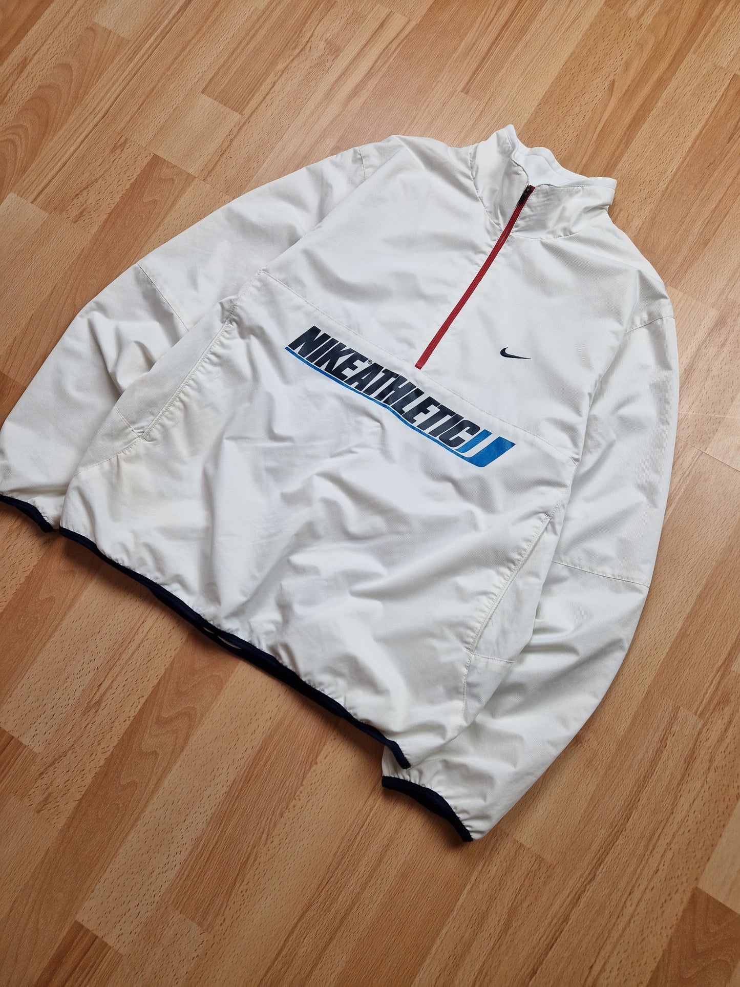 00s Nike Athletic 1/4 Zip Pullover (M)