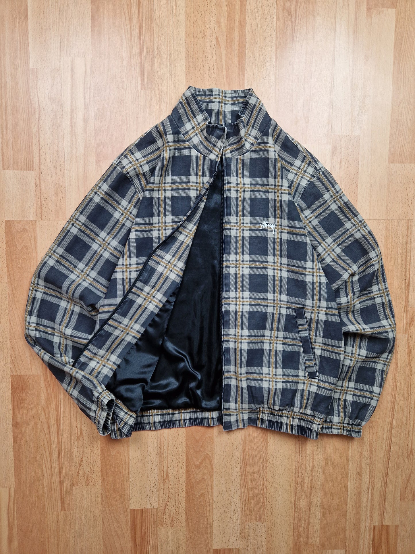 Stussy Plaid Rayon Full Tracksuit (M)