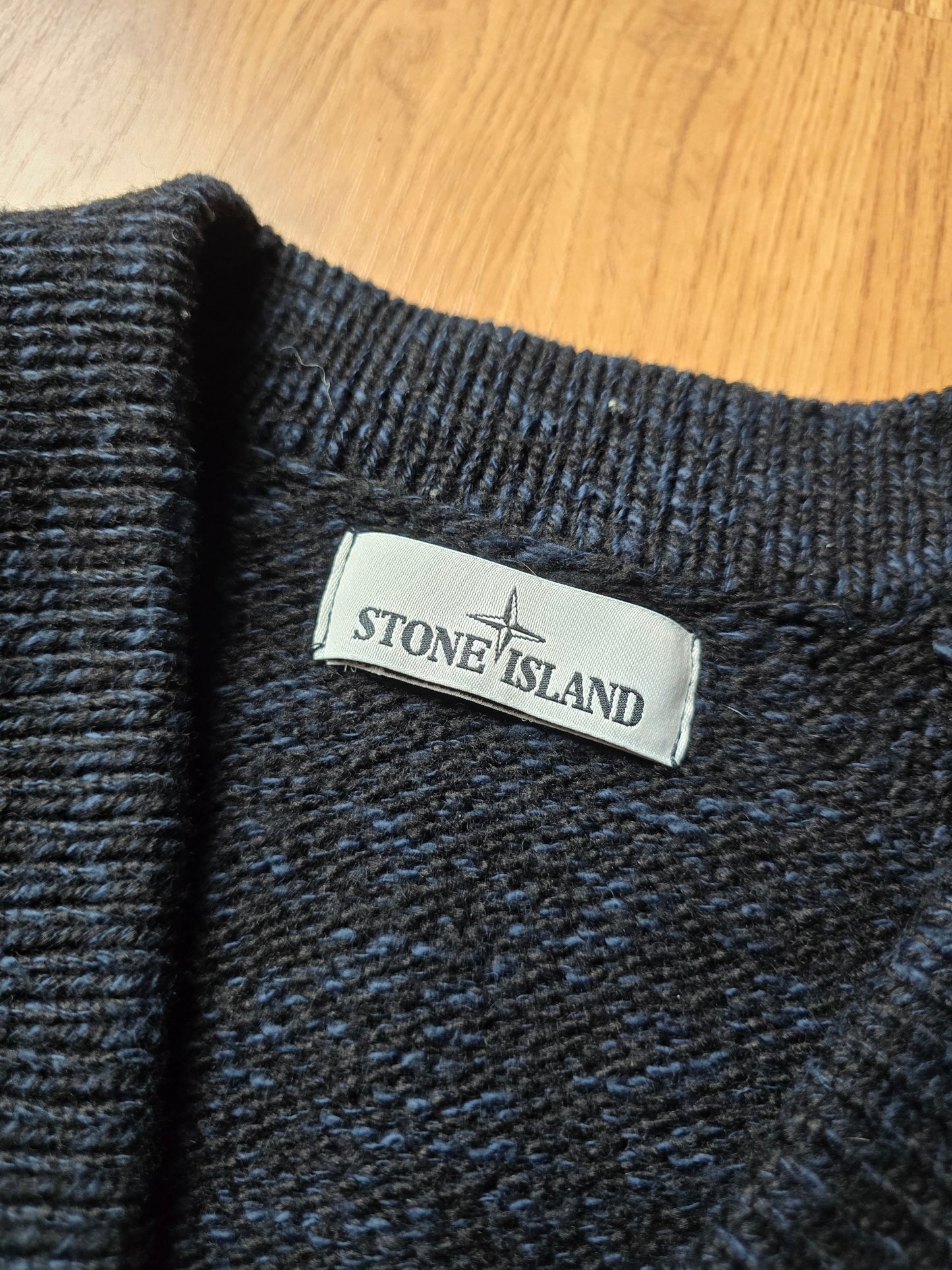 Stone Island Wool Blend Chunky Knit Button Cardigan (S)