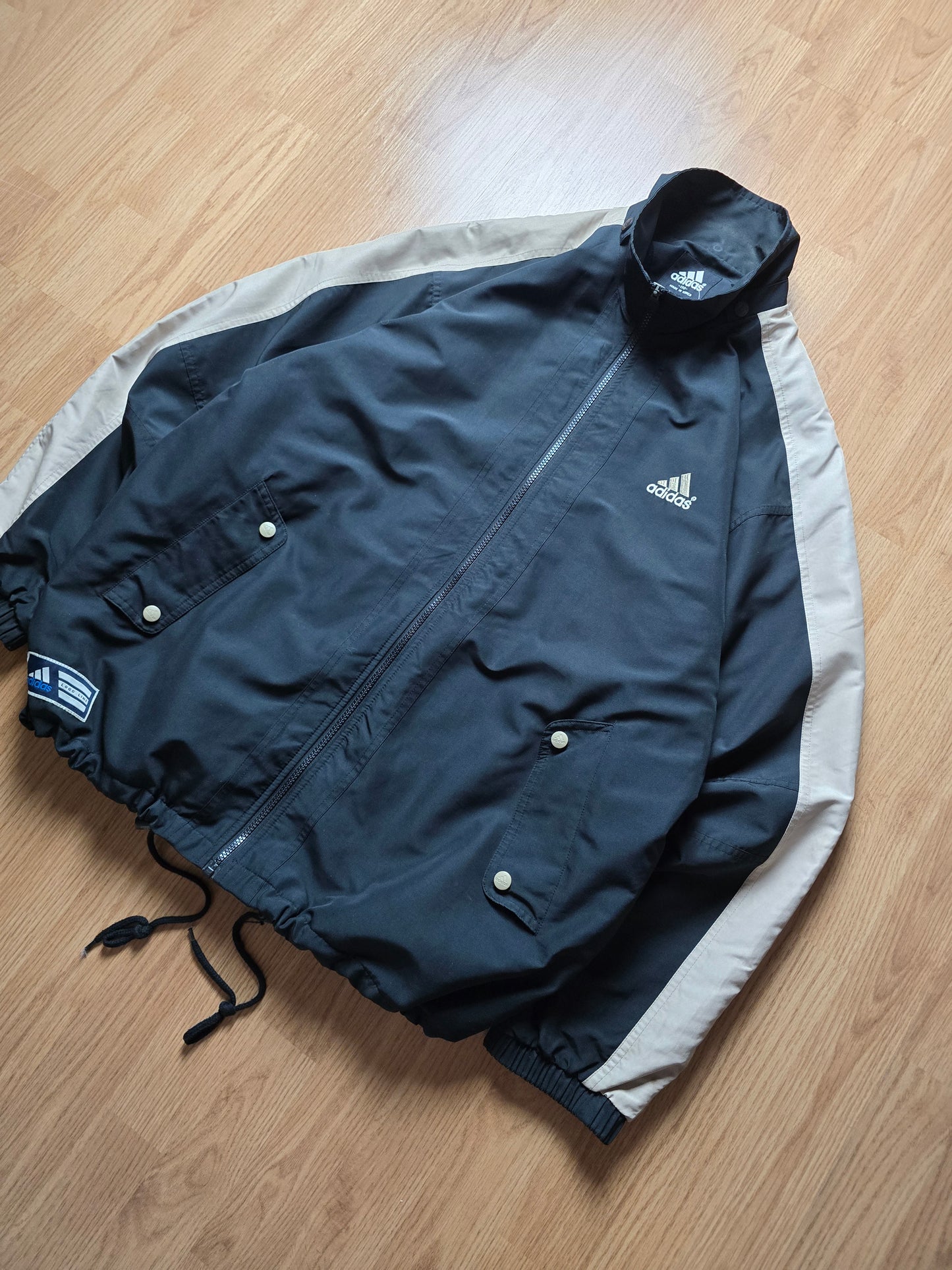 RARE 80s Adidas Embroidered Coachs Jacket (XXL)