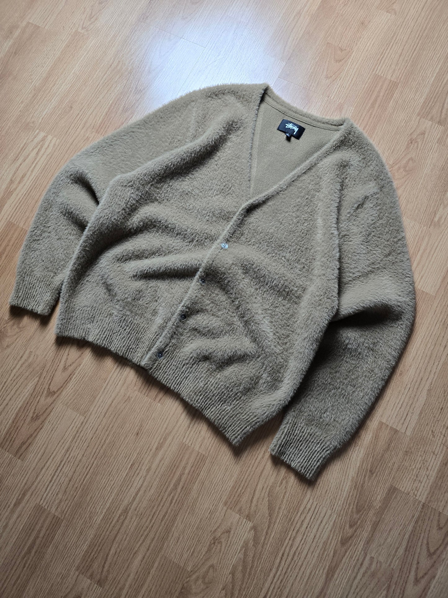 Stussy 'Shaggy' Cardigan (L)