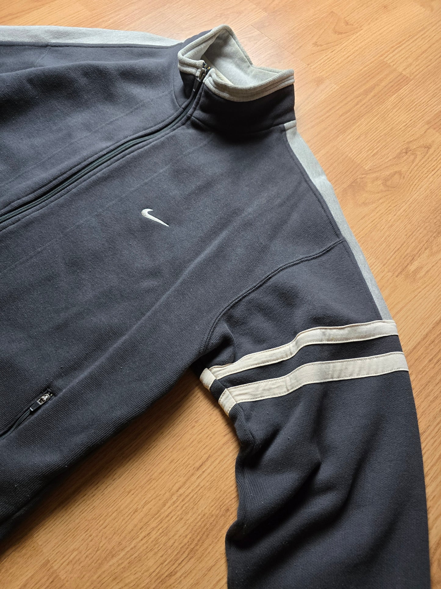 Vintage Nike 90s Double Swoosh Track Jacket (XL)