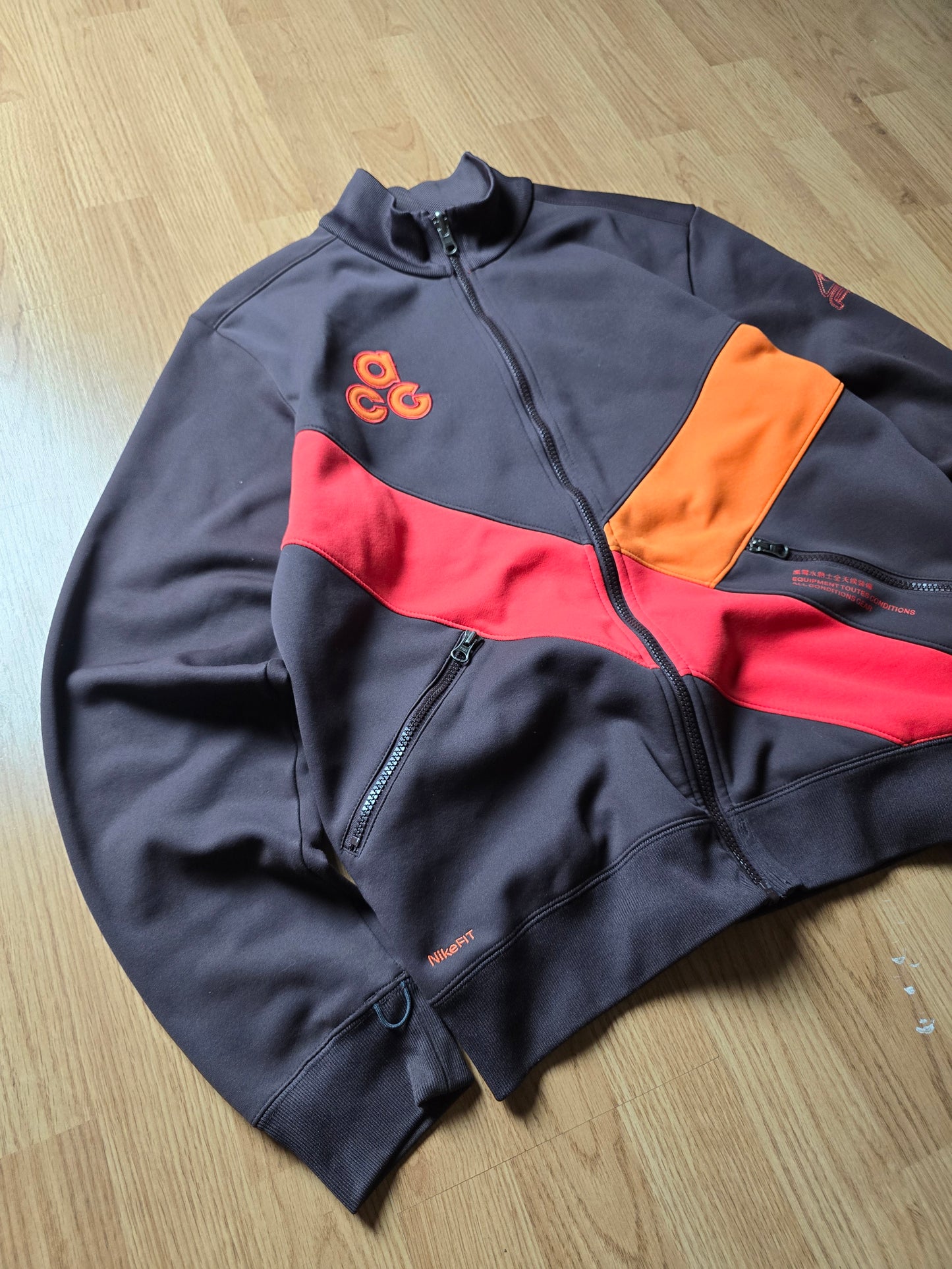 00s Nike ACG Big Letter Embroidered Track Jacket (M)
