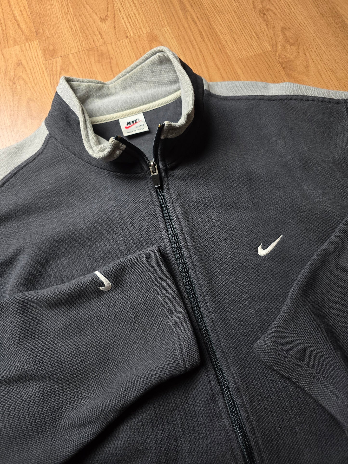 Vintage Nike 90s Double Swoosh Track Jacket (XL)