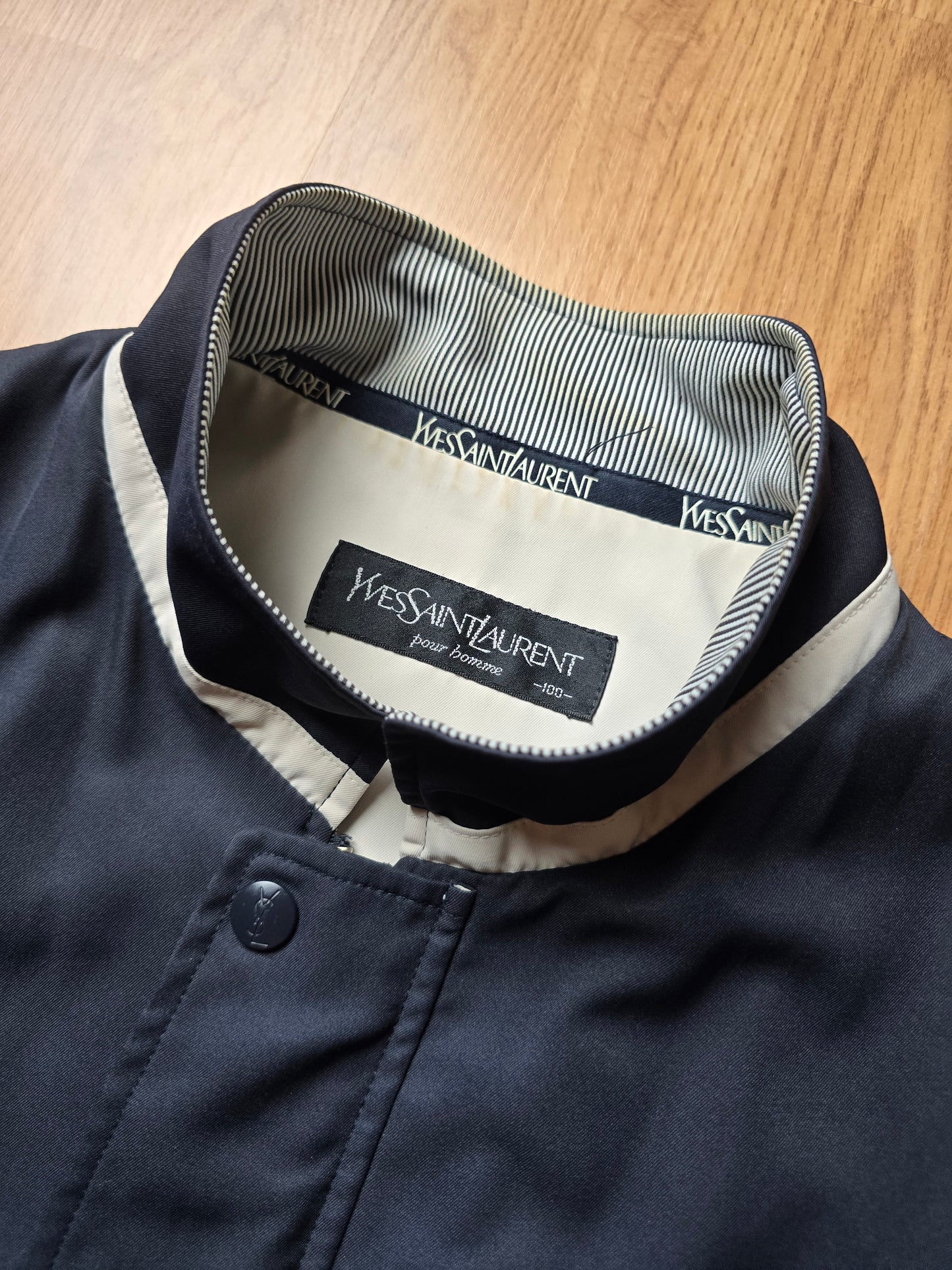 Vintage YSL Pour Homme Harrington Jacket (M)