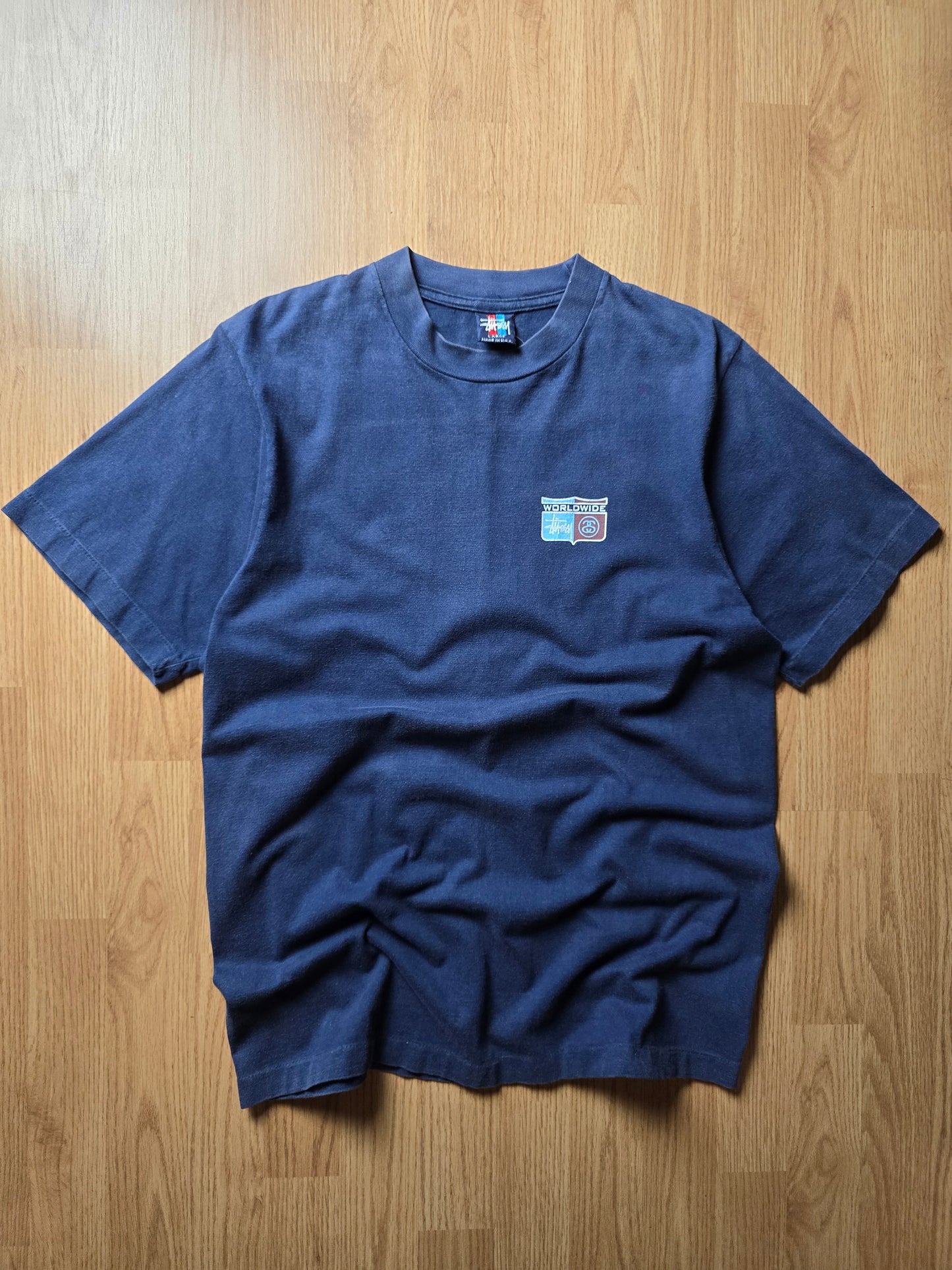 Vintage 90s Stussy Worldwide Single Stitch T-shirt (M)