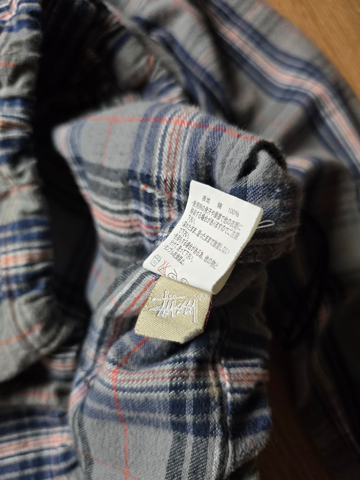 00s Stussy Plaid Zip Up Jacket (M/L)