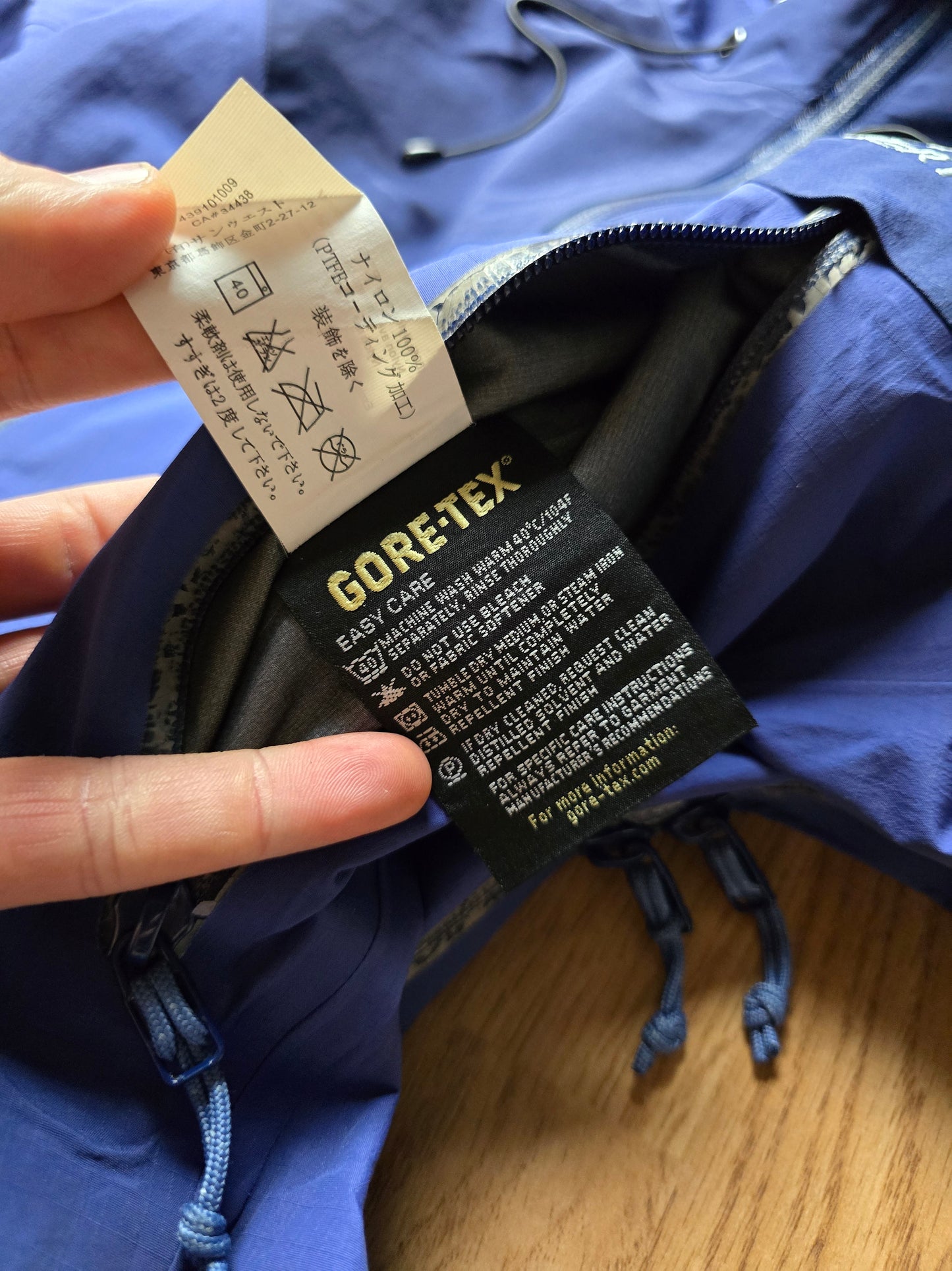 RARE W/ Arc'teryx Vintage Beta AR Gore-tex Jacket 'Indigo' (S)
