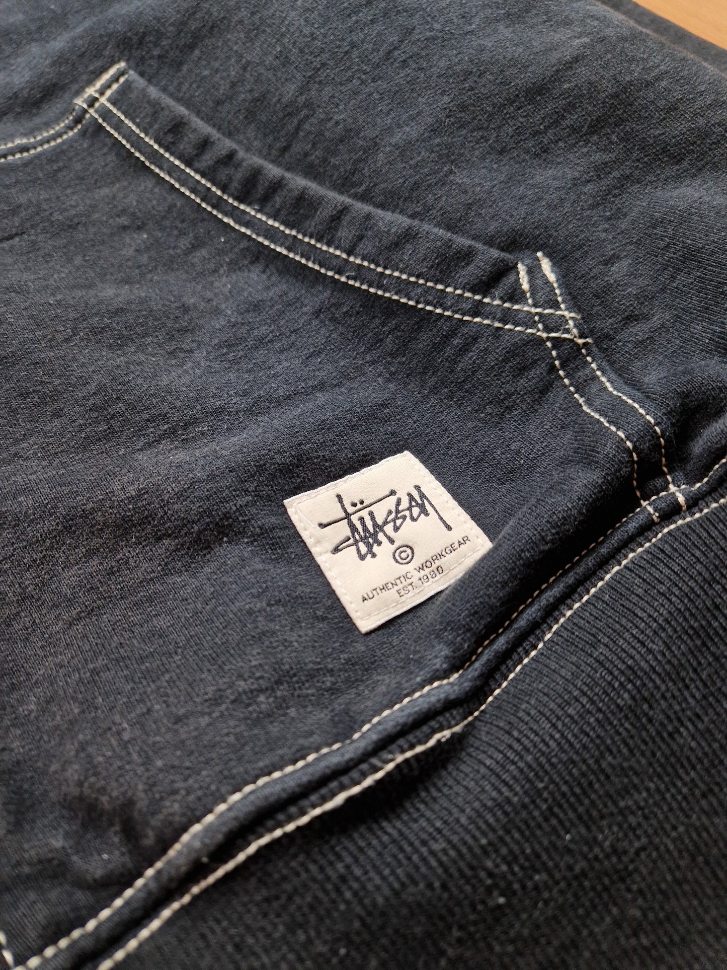 Stussy 'Double Face Label Zip' Heavyweight Hoodie (M)
