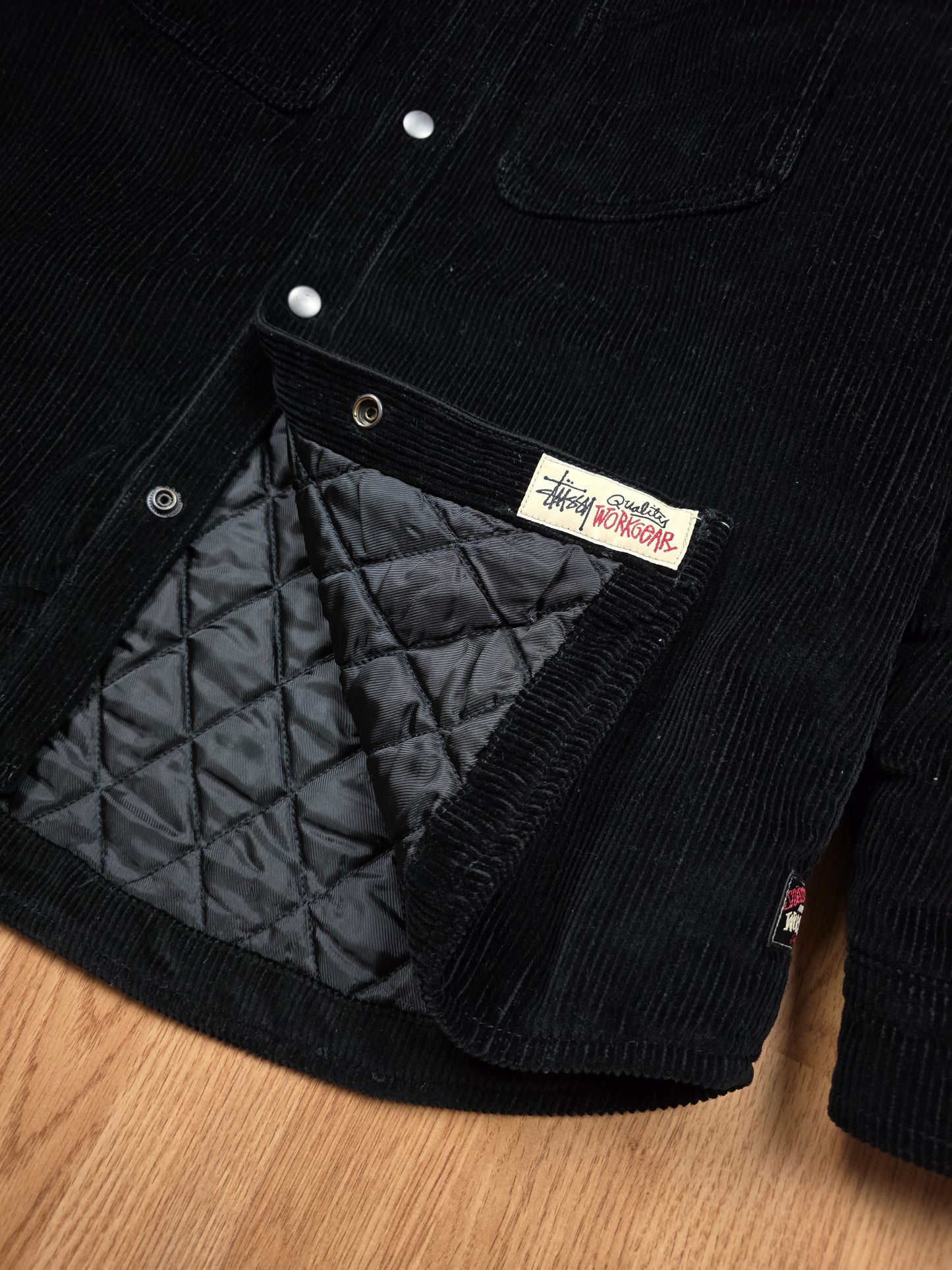 Stussy Cord Quilted Overshirt (M/L)