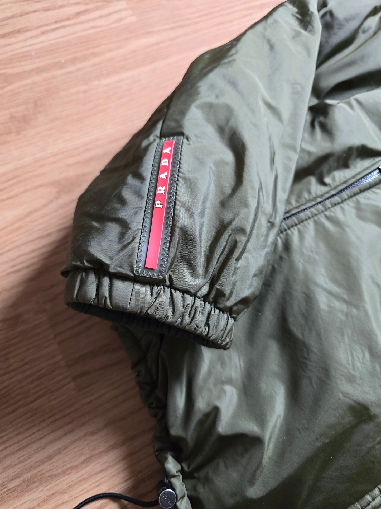 Prada Sport 2015 Red Tab Reversible Padded Jacket (M)