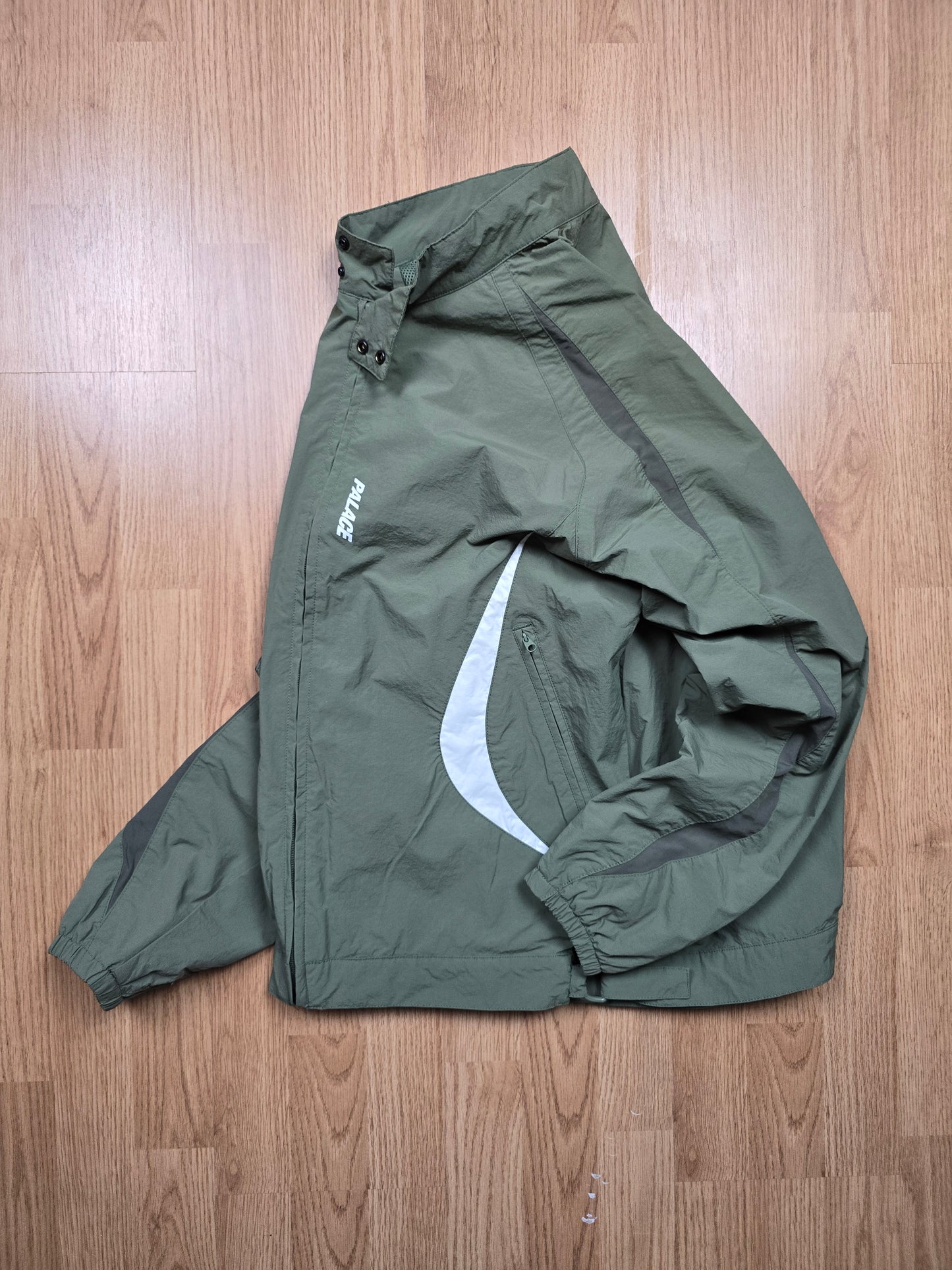 Palace 'Moto Shell' Glow-In-The-Dark Tack Jacket (S)